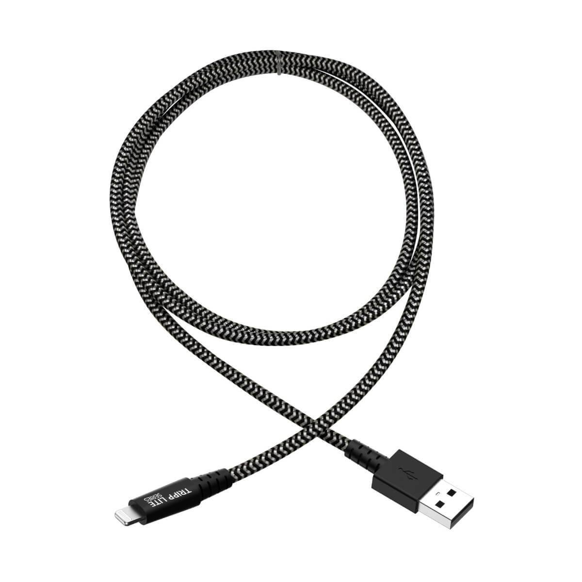 Rca Informatique - image du produit : USB SYNC CHARGE CBL HVY DUTY WITH LIGHTNING CONNECTOR 0.91 M