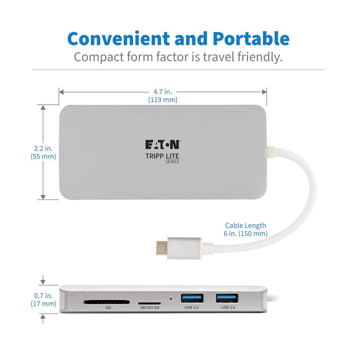 Rca Informatique - image du produit : USB-C DOCKING STATION TYPE-C THUNDERB 3 USB-A HUB PD CHARGING