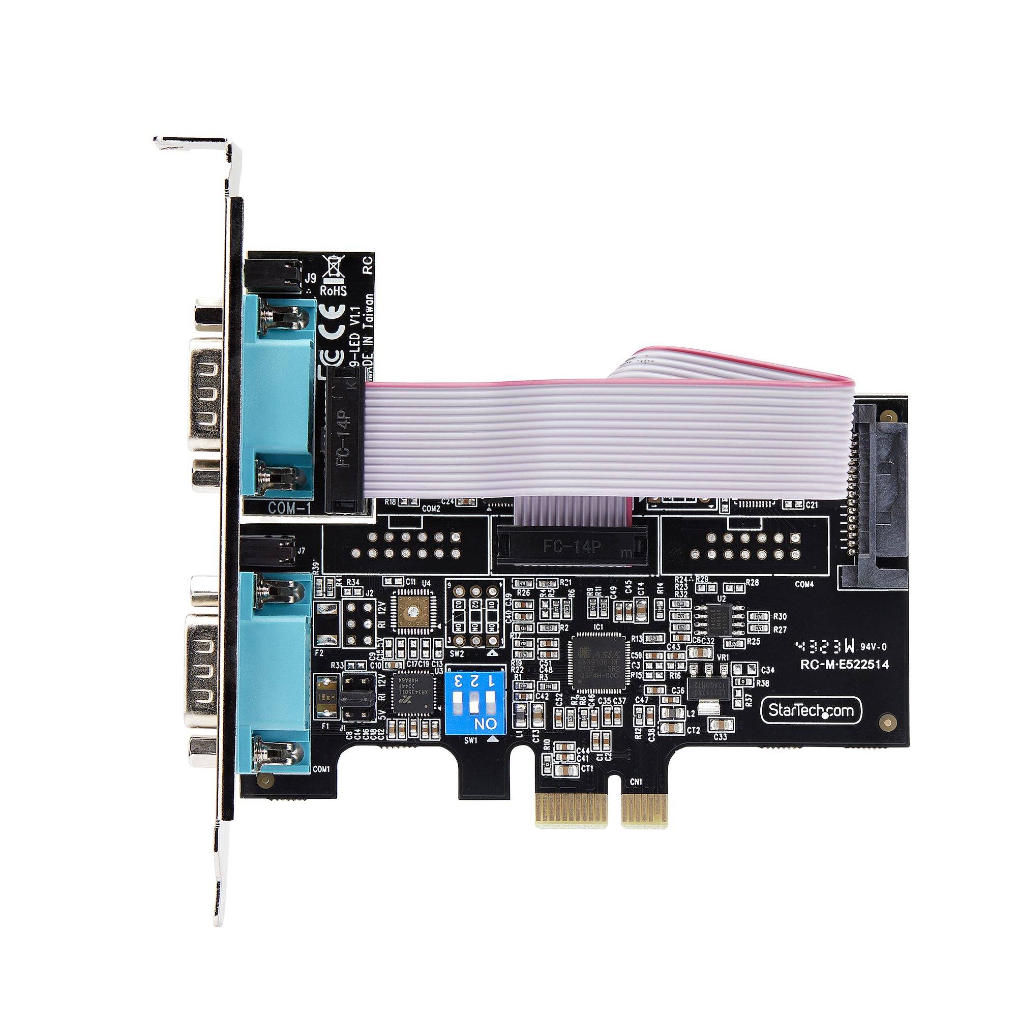 Rca Informatique - image du produit : 2-PORT SERIAL PCIE CARD PCI EXPRESS RS232/RS422/RS485