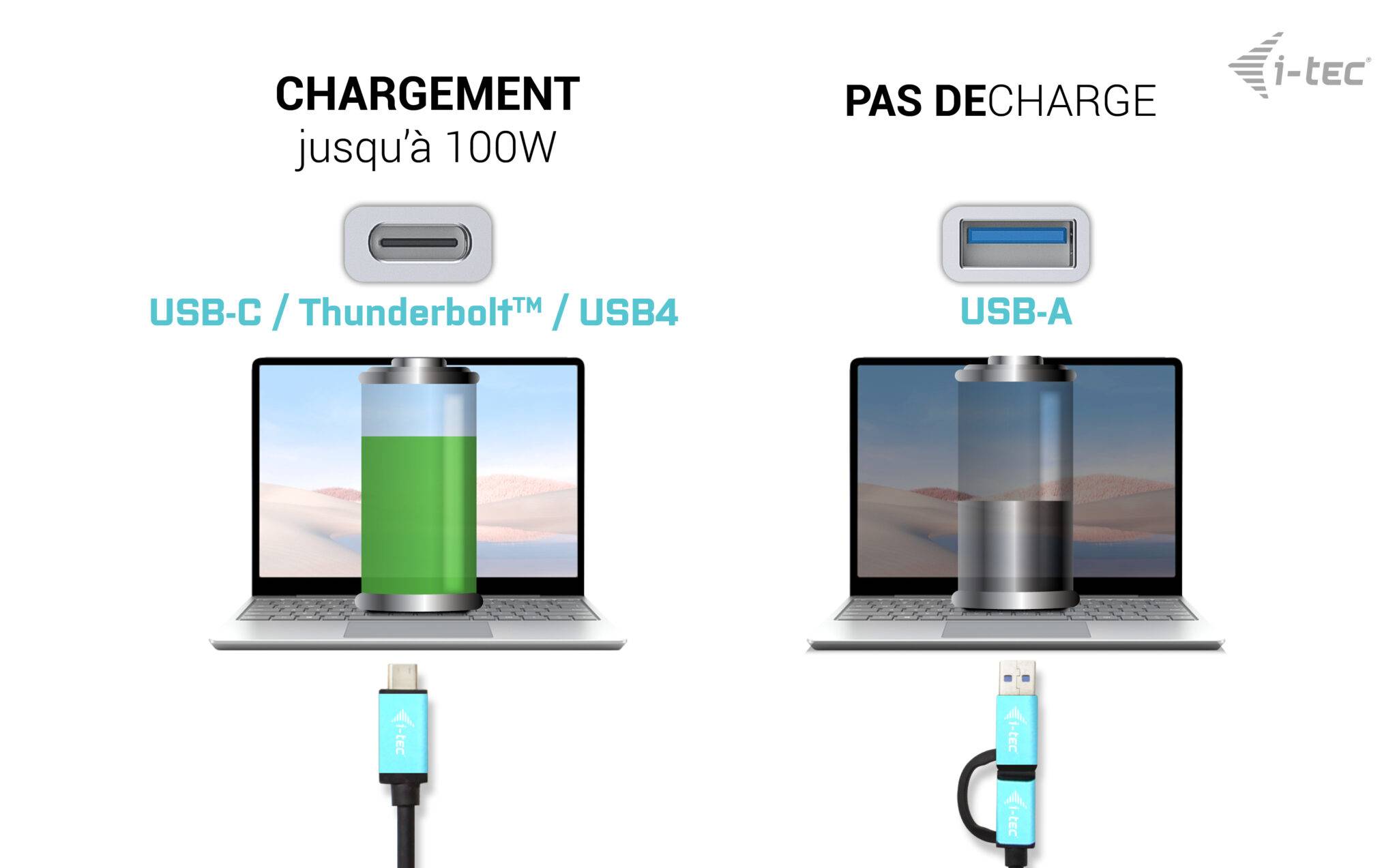 Rca Informatique - image du produit : USB-A/-C TB DUAL DOCK DUAL DISPLAY DOCK PD 100W