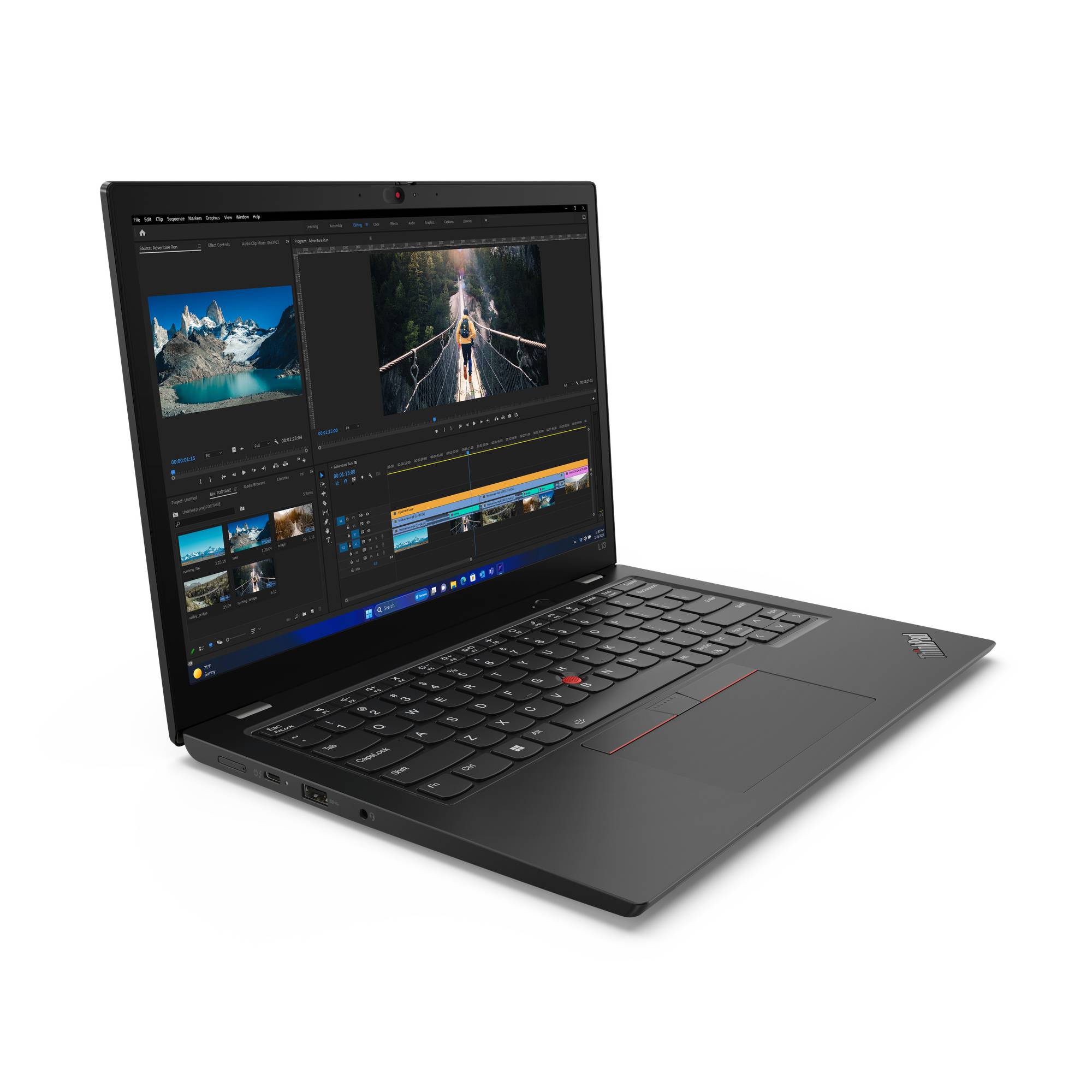 Rca Informatique - image du produit : THINKPAD L13 CLAM ULTRA 5 125U 512GB 16GB 13IN NOOD W11P