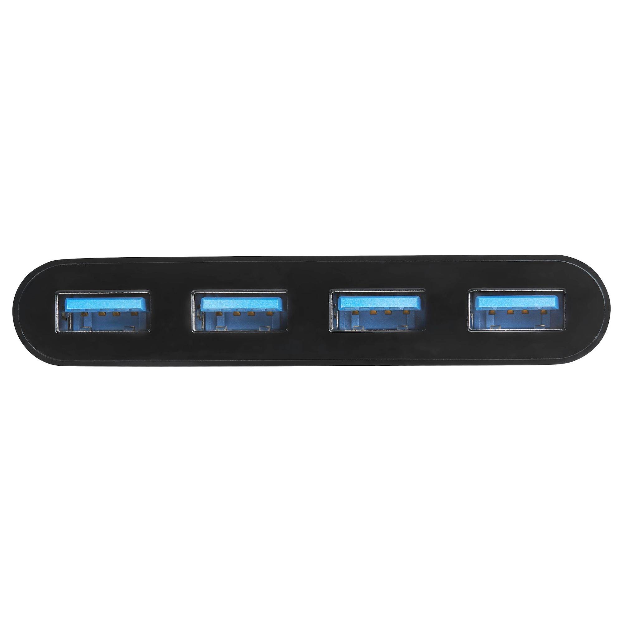 Rca Informatique - image du produit : HUB USB 3.0 4 PORTS - USB-C VERS 4X USB-A - ALIMENTE PAR BUS