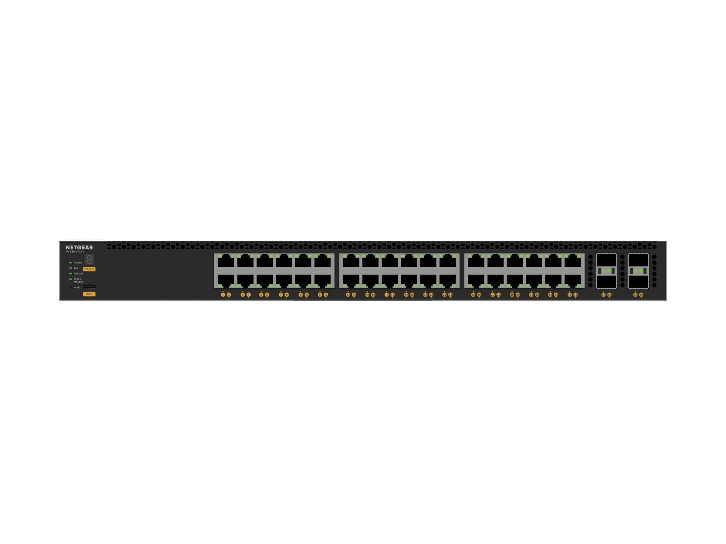 Rca Informatique - image du produit : 48PT M4350-36X4V MANAGED SWITCH