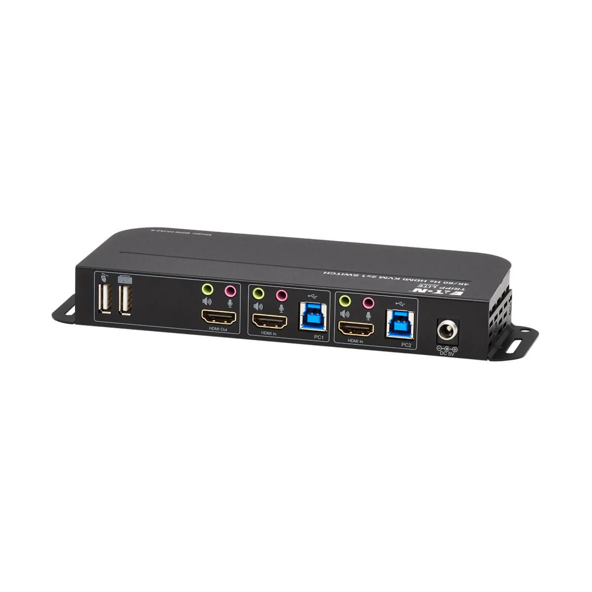 Rca Informatique - image du produit : 2PT HDMI/USB KVM SWCH 4K 60HZ HDR HDCP 2.2 USB SHARING USB3.0