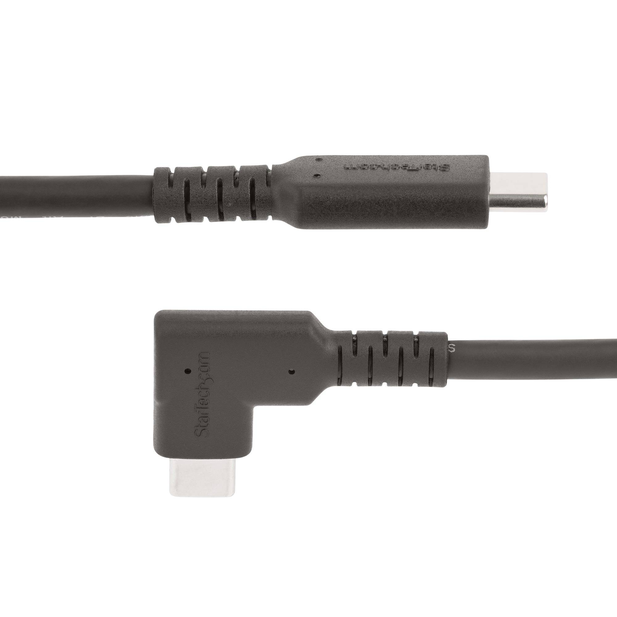 Rca Informatique - image du produit : RUGGED RIGHT ANGLE USB-C CABLE USB C TO C CABLE - 90 DEGREES