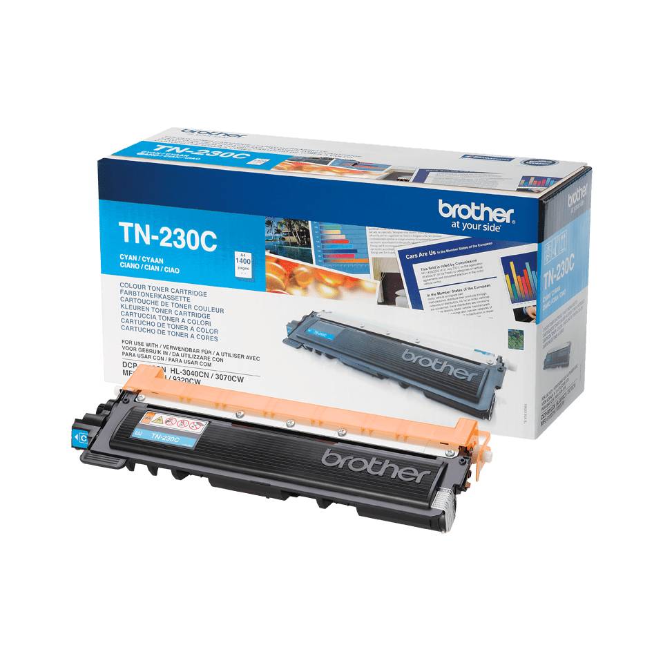 Rca Informatique - image du produit : TN-230C TONER CYAN 1400 PG F/ HL3040CN/3070CW MFC9120CN/932