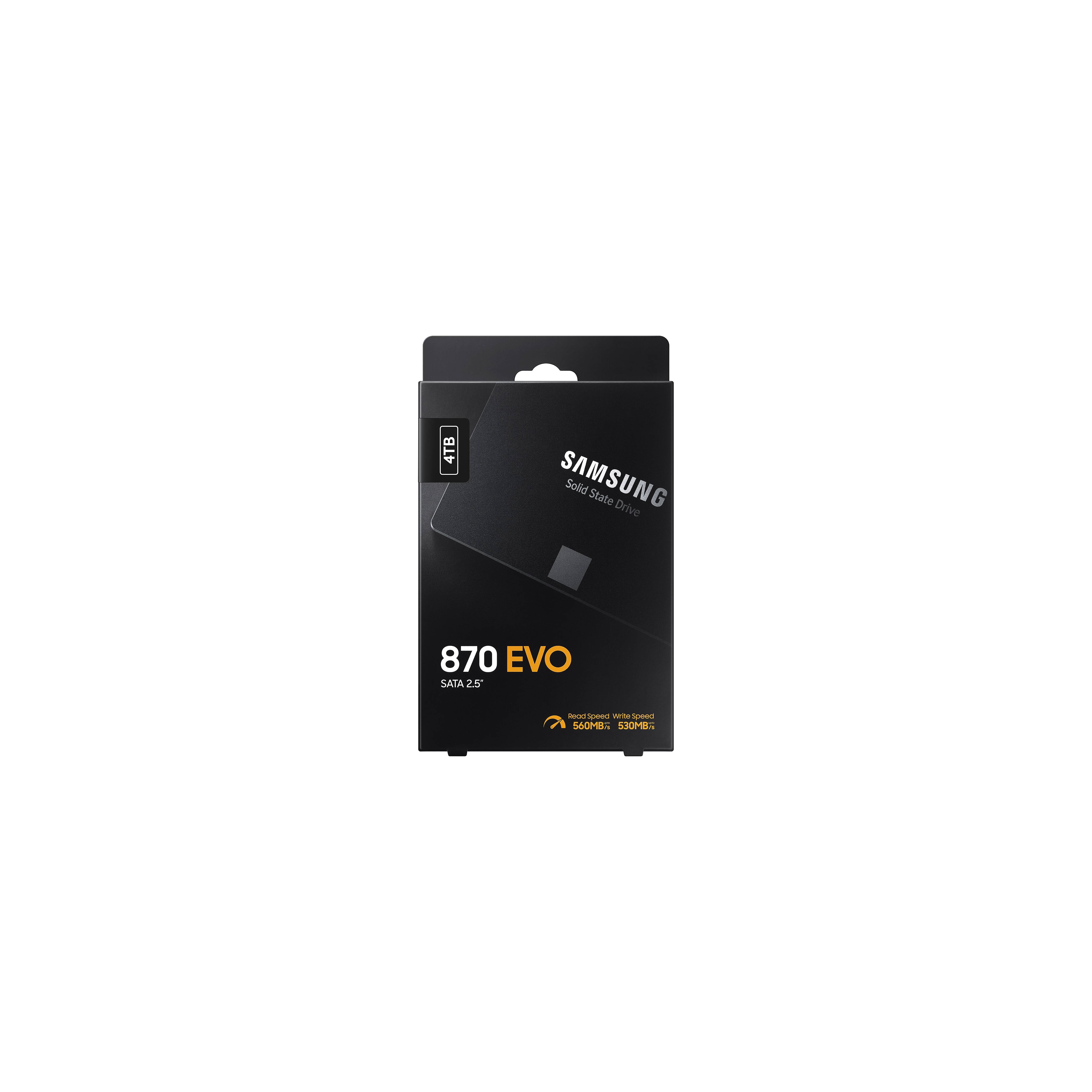 Rca Informatique - image du produit : SSD 870 EVO 2.5IN 4TB SATA 6 GB/S V-NAND MLC