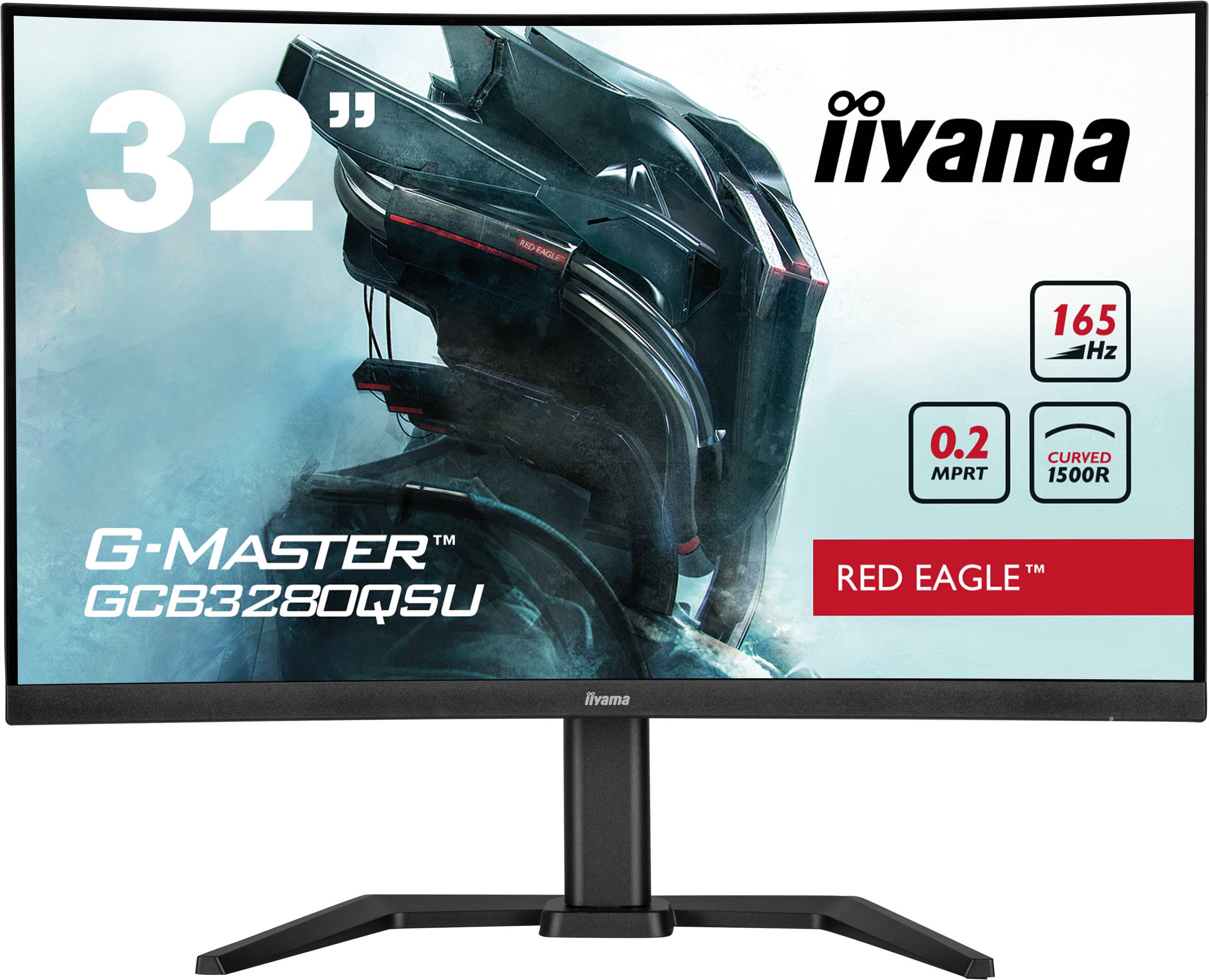 Rca Informatique - image du produit : GCB3280QSU-B1 31.5IN VA WQHD 165HZ/0.2MS/2HDMI/DP/2USB/HAS