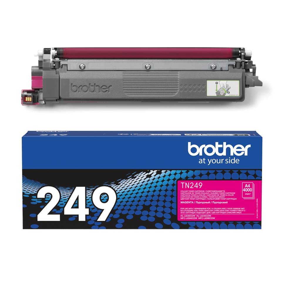 Rca Informatique - image du produit : TN-249M MAGENTA TONER CARTRIDGE. PRINTS 4000 PAGES.