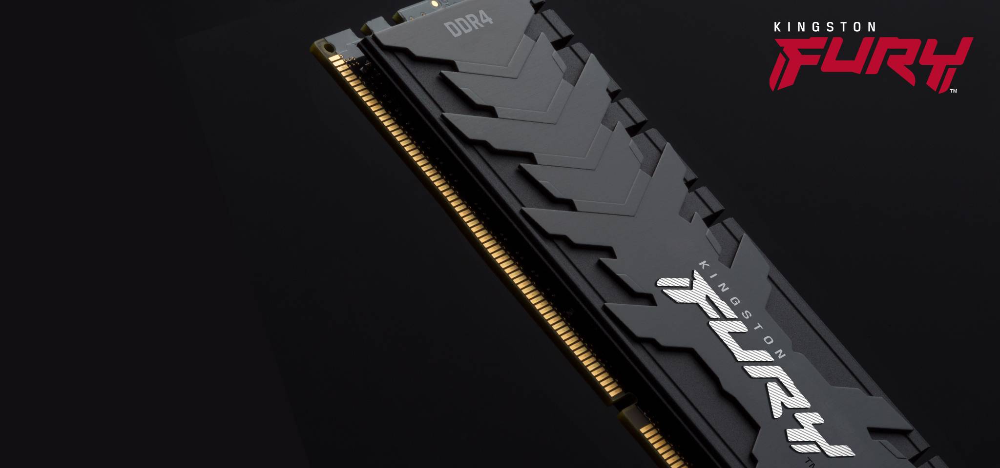 Rca Informatique - image du produit : 8GB DDR4-3200MT/S CL16 DIMM FURY RENEGADE BLACK