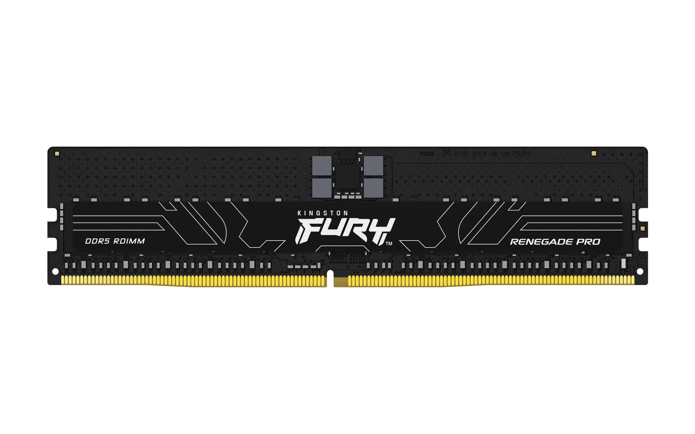 Rca Informatique - image du produit : 128GB 6400MT/S DDR5 ECC REG CL32 DIMM (KIT OF 4) FURY RENEGA