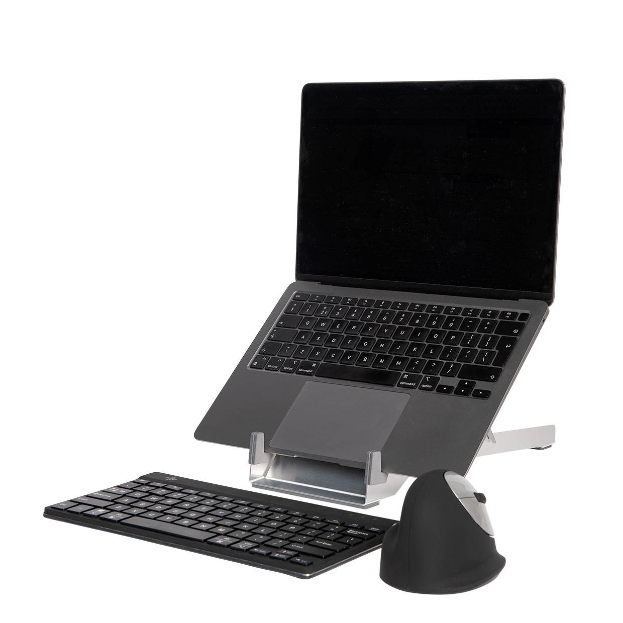 Rca Informatique - image du produit : R-GO RISER BASIC LAPTOP STAND SILVER