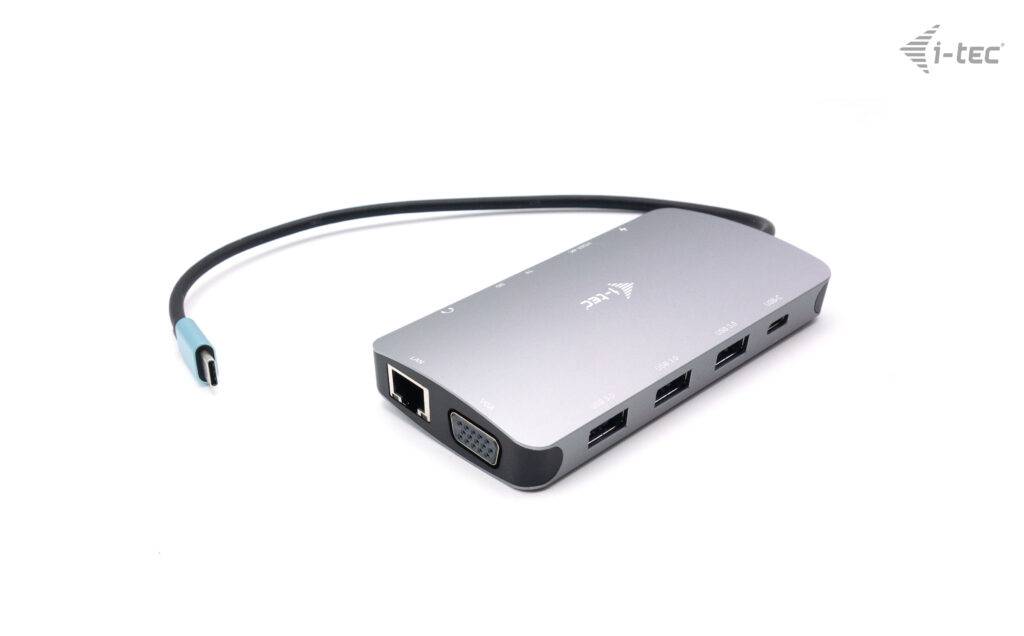 Rca Informatique - image du produit : I-TEC USB-C NANO DOCK HDMI/VGA DOCK ST. HDMI/VGA LAN + PD 100W