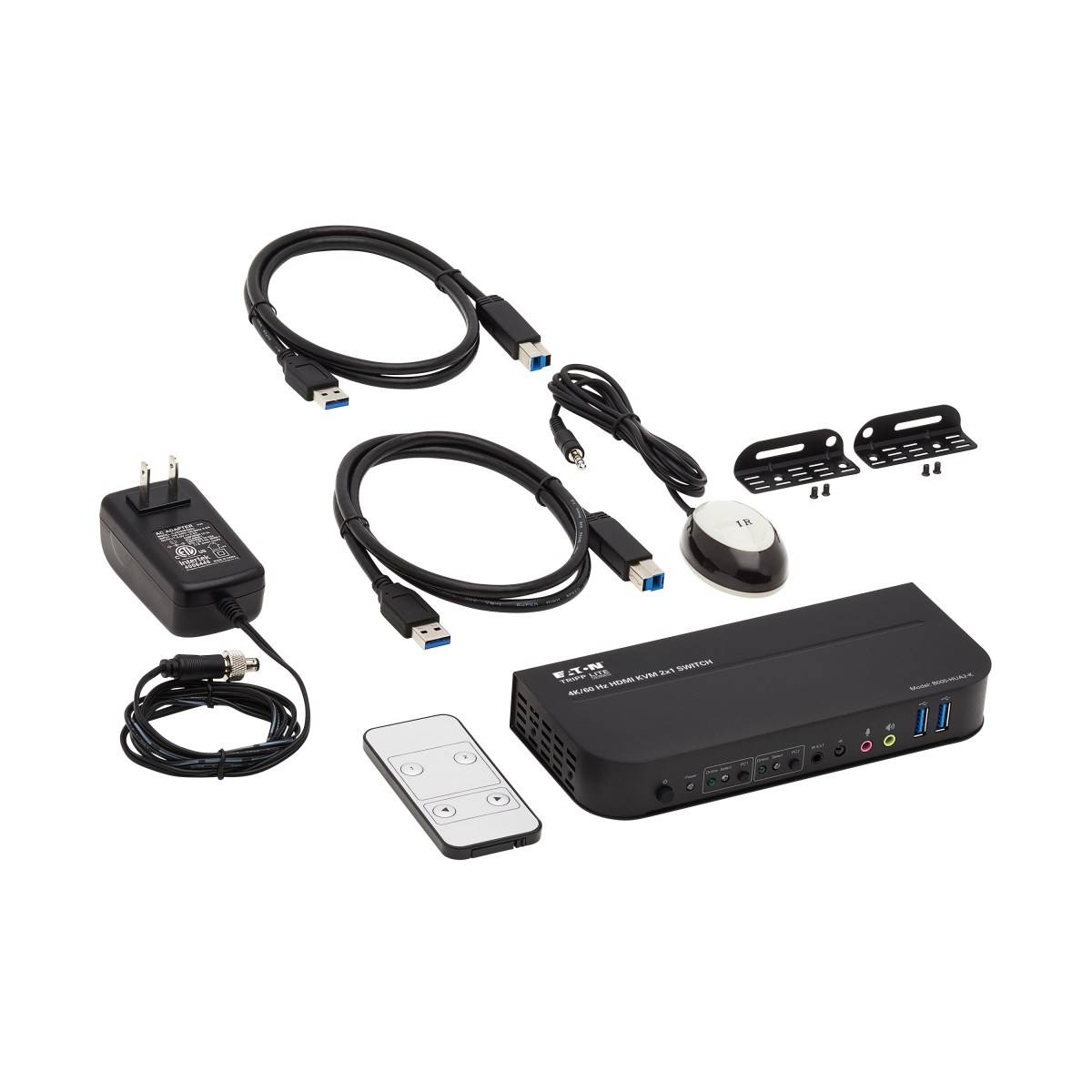 Rca Informatique - image du produit : 2PT HDMI/USB KVM SWCH 4K 60HZ HDR HDCP 2.2 USB SHARING USB3.0