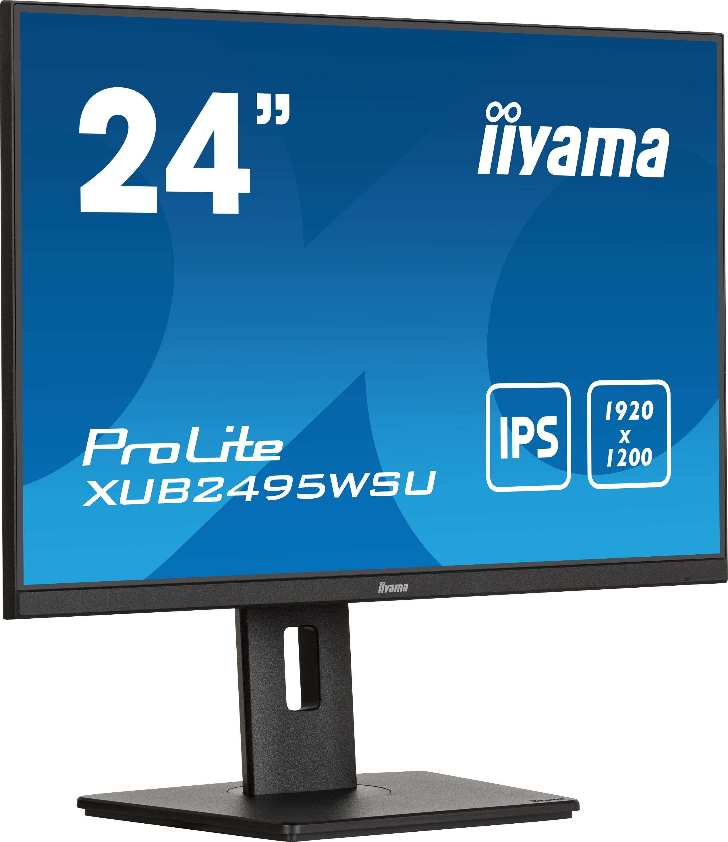 Rca Informatique - image du produit : XUB2495WSU-B7 24.1IN IPS FHD 300CD/HDMI/4USB/HAS