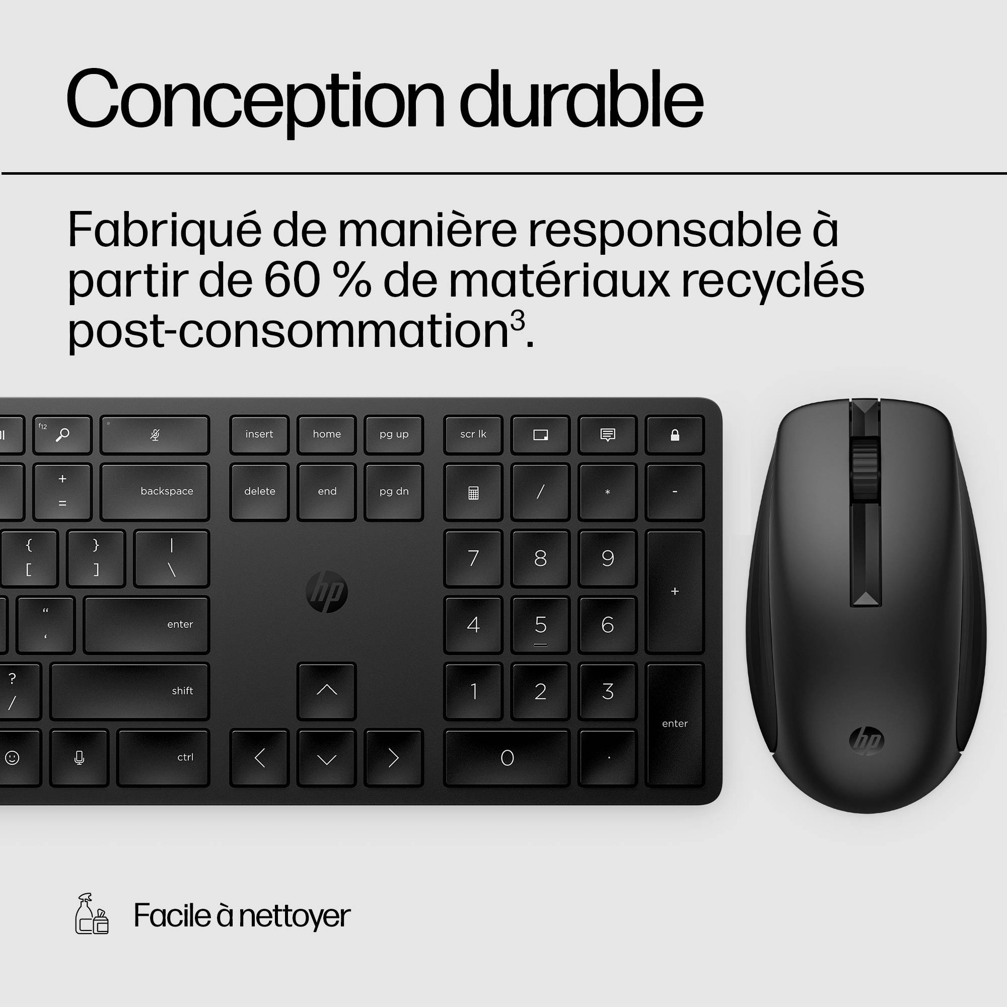 Rca Informatique - image du produit : HP 650 WIRELESS KB/MSE COMBO