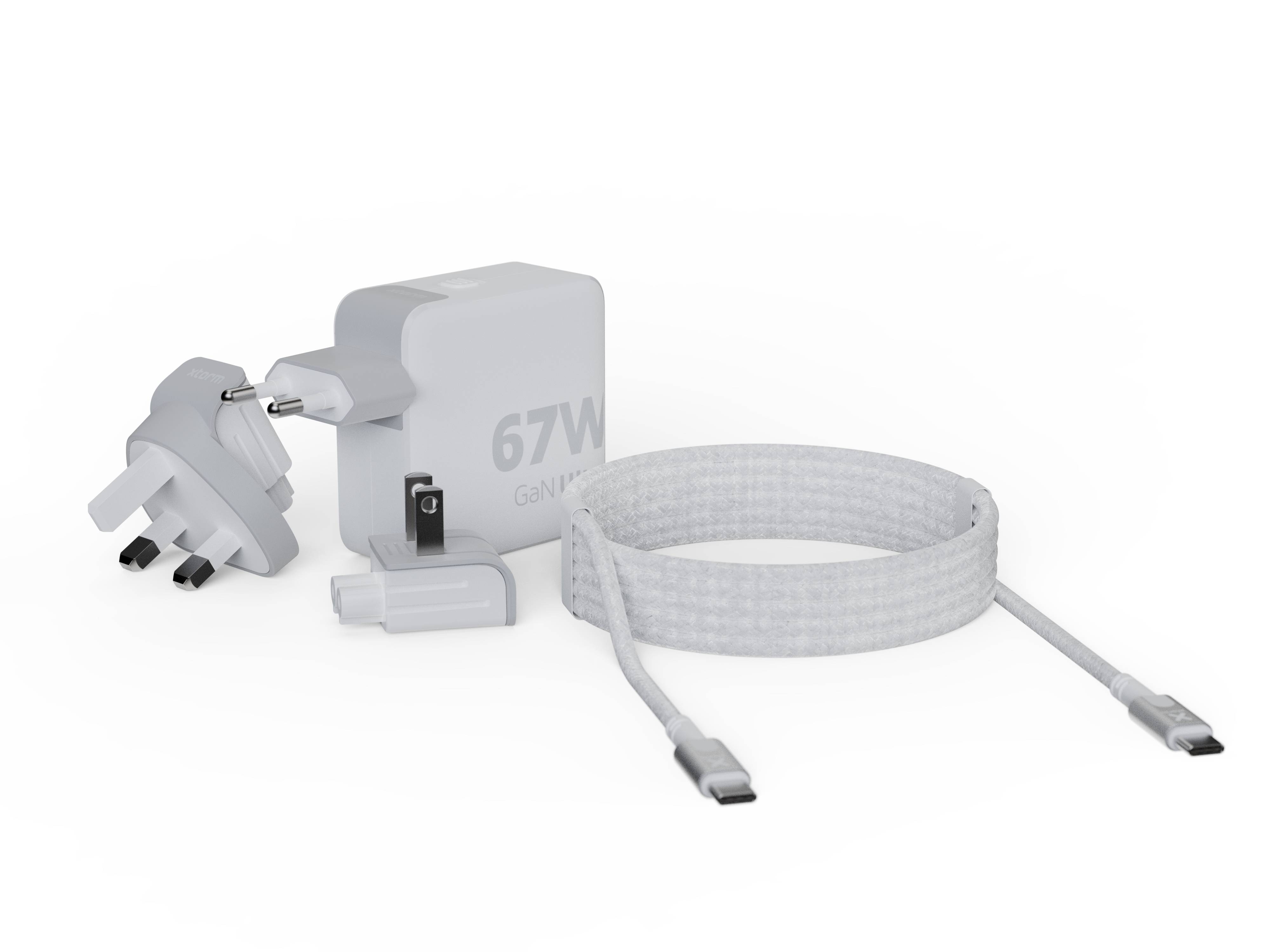 Rca Informatique - image du produit : GAN-ULTRA TRAVEL CHARGER 67W XTORM - WHITE