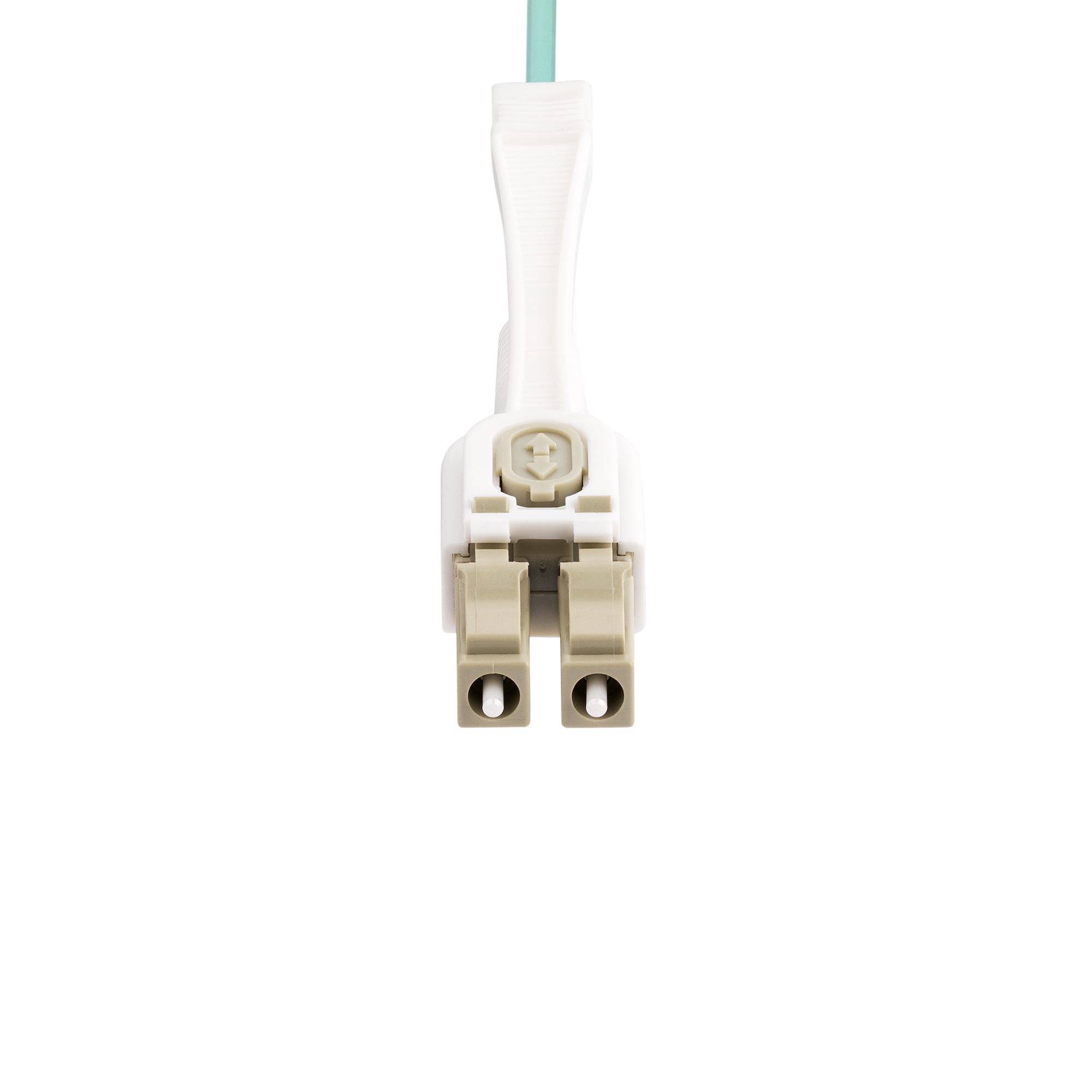 Rca Informatique - image du produit : OM4 LC/LC MULTIMODE FIBER CABLE LSZH - 50/125 100G