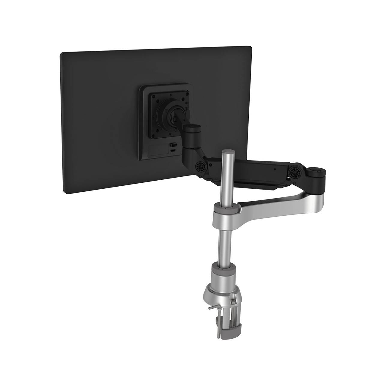 Rca Informatique - image du produit : R-GO CAPARO 4 MONITOR ARM GAS SPRING/3-9 KG/DYNAMIC/SILVER