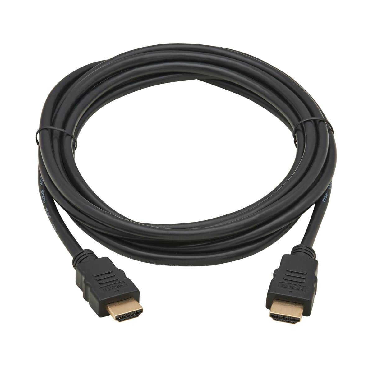 Rca Informatique - image du produit : HIGH SPEED HDMI CBL UHD 4K 2K DVA M/M BLACK 10-FT