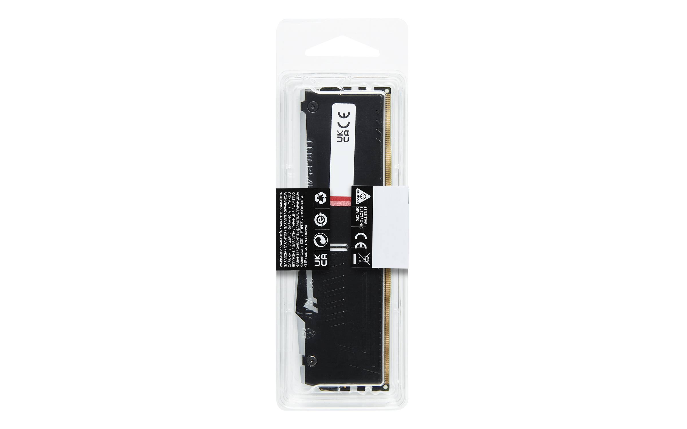 Rca Informatique - image du produit : 32GB DDR5-4800MT/S CL38 DIMM FURY BEAST BLACK RGB