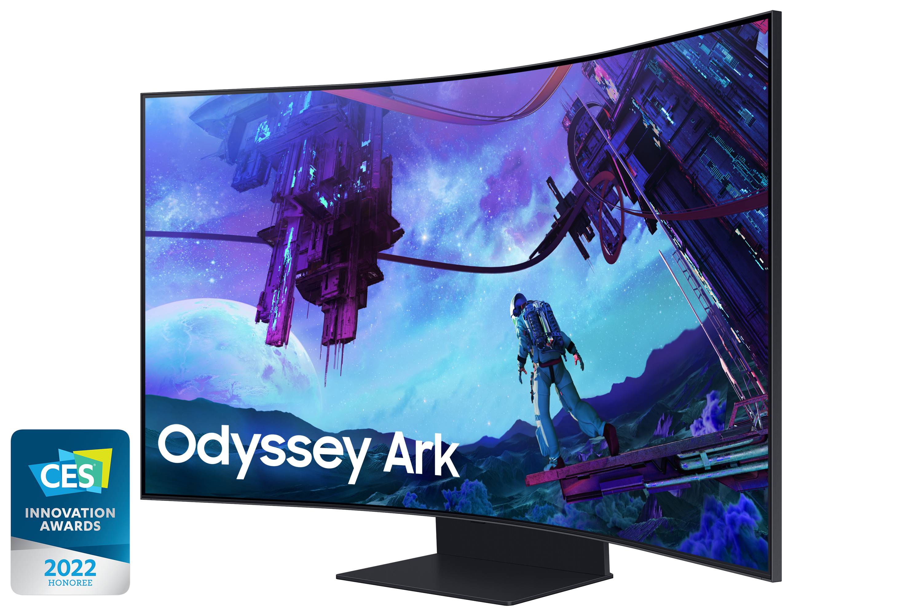 Rca Informatique - image du produit : SAMSUNG ODYSSEY ARK G970NU 55IN 16:9 CURVED (1000R) MINILED (105