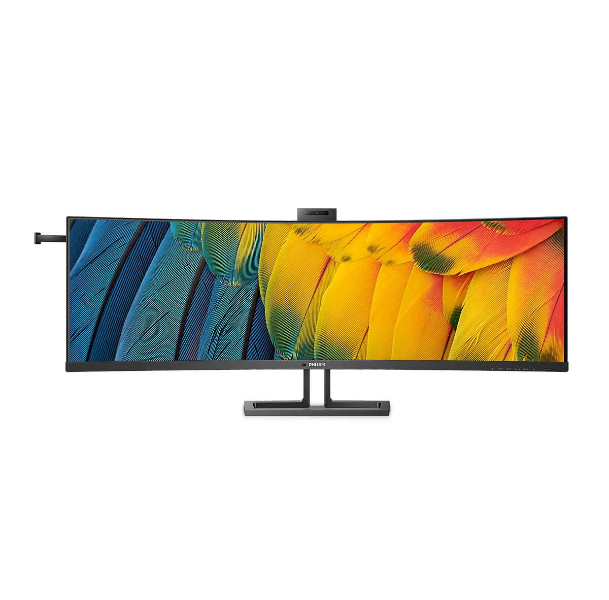 Rca Informatique - image du produit : 45B1U6900CH 44.5IN CURV VA 5K 450CD/2HDMI/DP/4USB/2USB-C/HAS