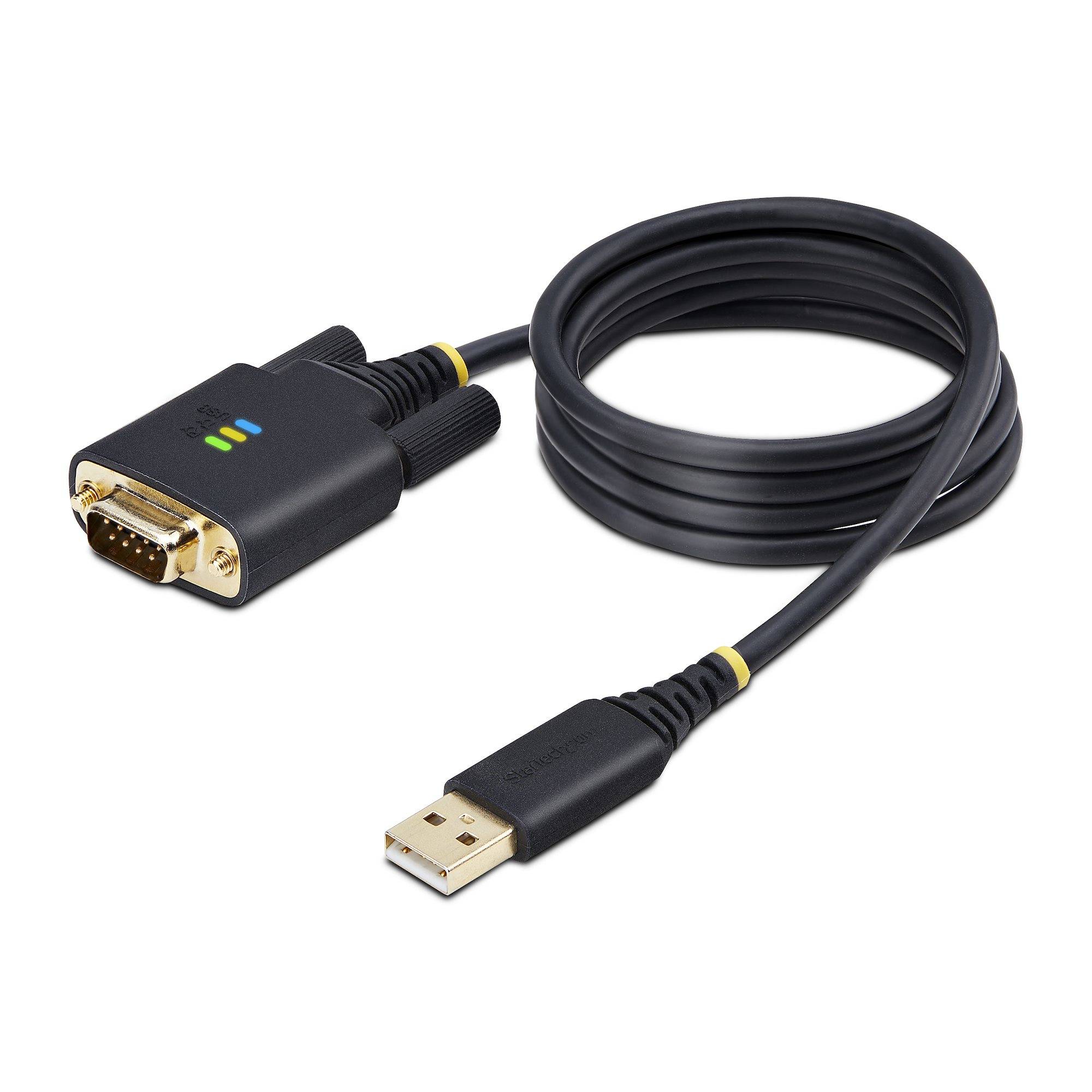 Rca Informatique - image du produit : CABLE USB-SERIE DE 1M RETENTI ON COM USB-A/DB9 RS232 FTDI