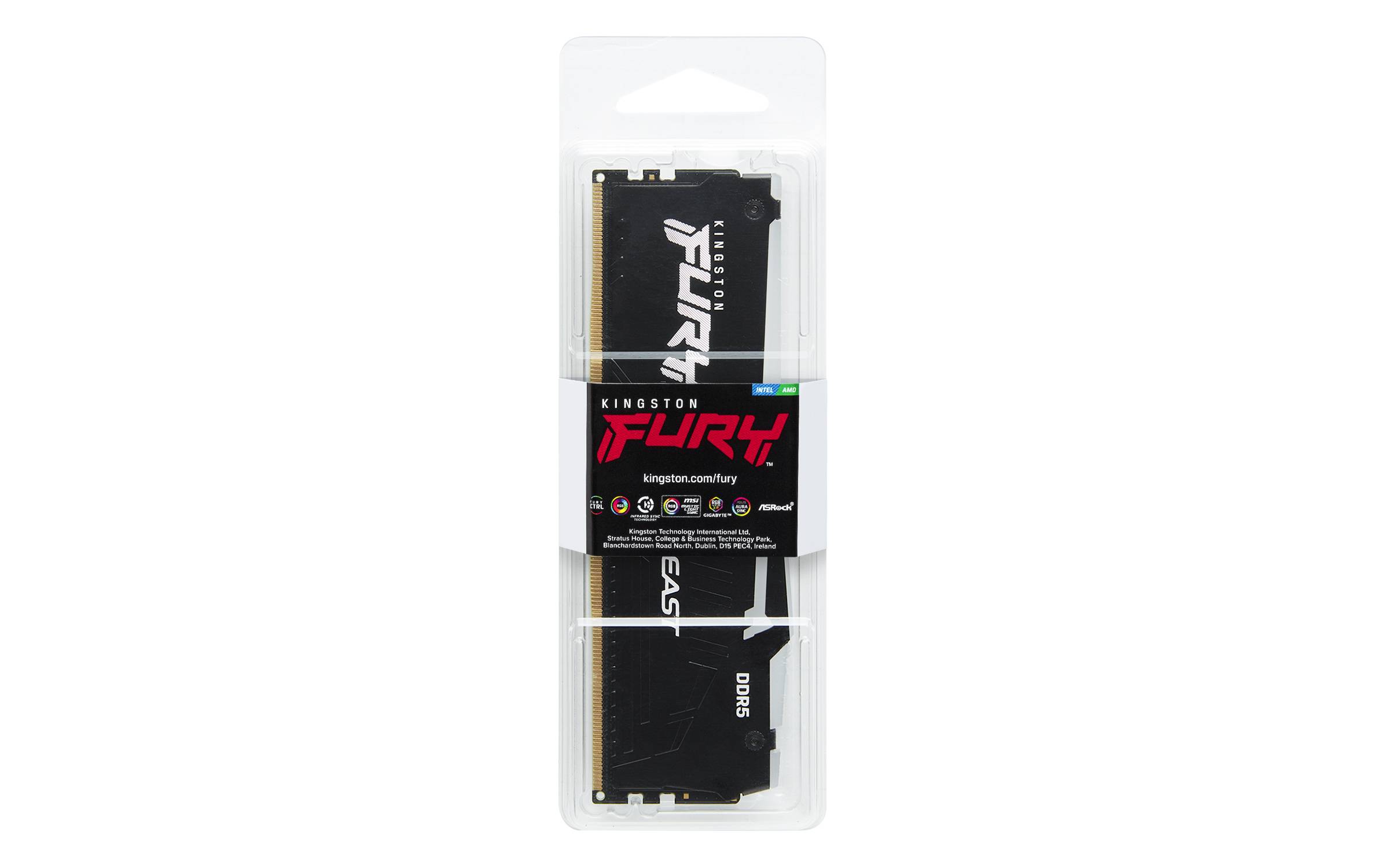 Rca Informatique - image du produit : 16GB DDR5-5600MT/S CL36 DIMM EXPO FURY BEAST RGB