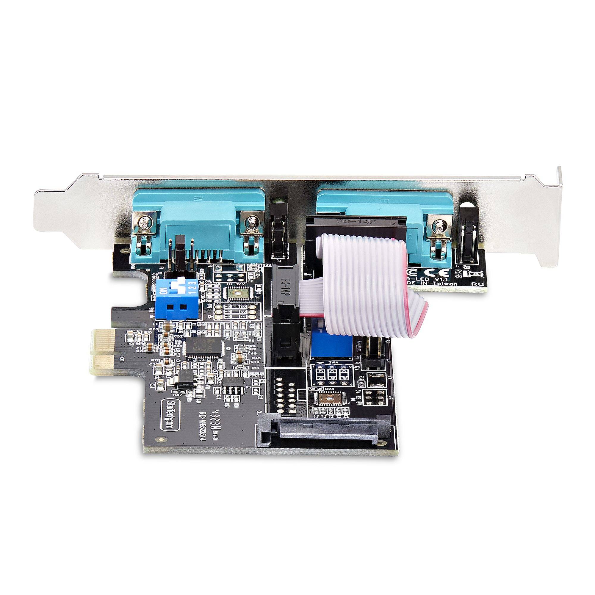 Rca Informatique - image du produit : 2-PORT SERIAL PCIE CARD PCI EXPRESS RS232/RS422/RS485