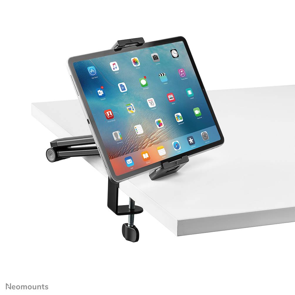 Rca Informatique - image du produit : TABLET DESK CLAMP (SUITED FROM 4.7IN UP TO 12.9IN) BLACK