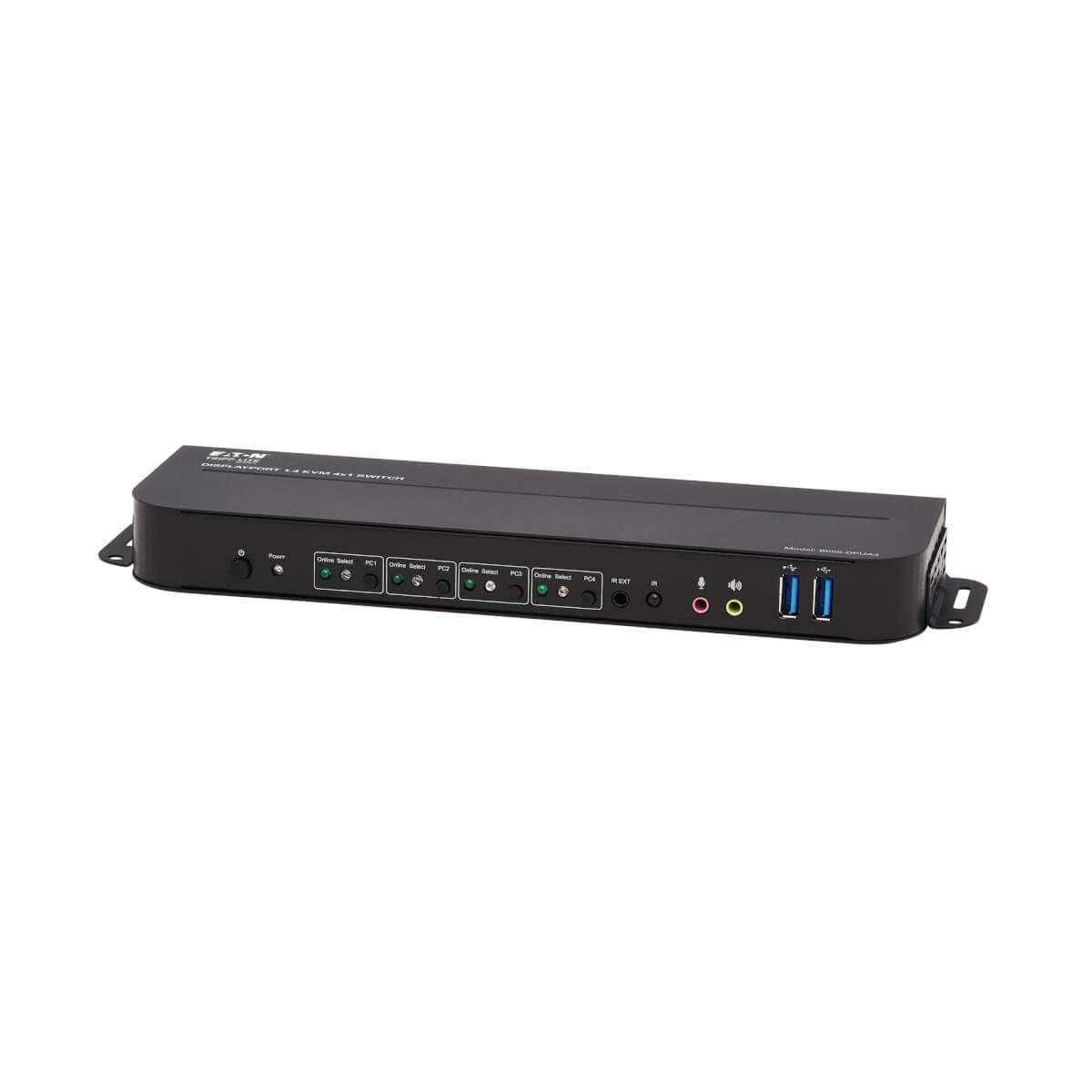 Rca Informatique - image du produit : 4PT DSPLYPRT/USB KVM SWITCH 4K 60HZ HDR HDCP 2.2DP 1.4USB SHARE