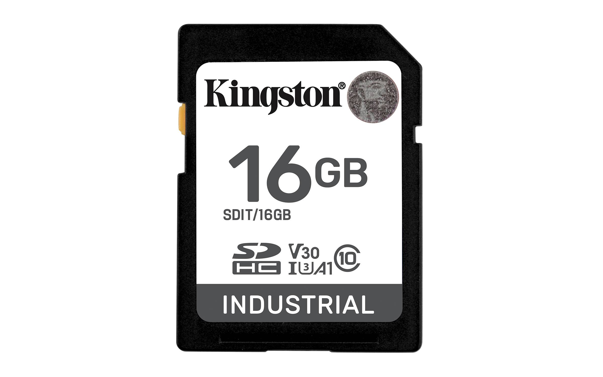 Rca Informatique - image du produit : 16GB SDHC INDUSTRIAL C10 -40C TO 85C UHS-I U3 V30 A1 PSLC