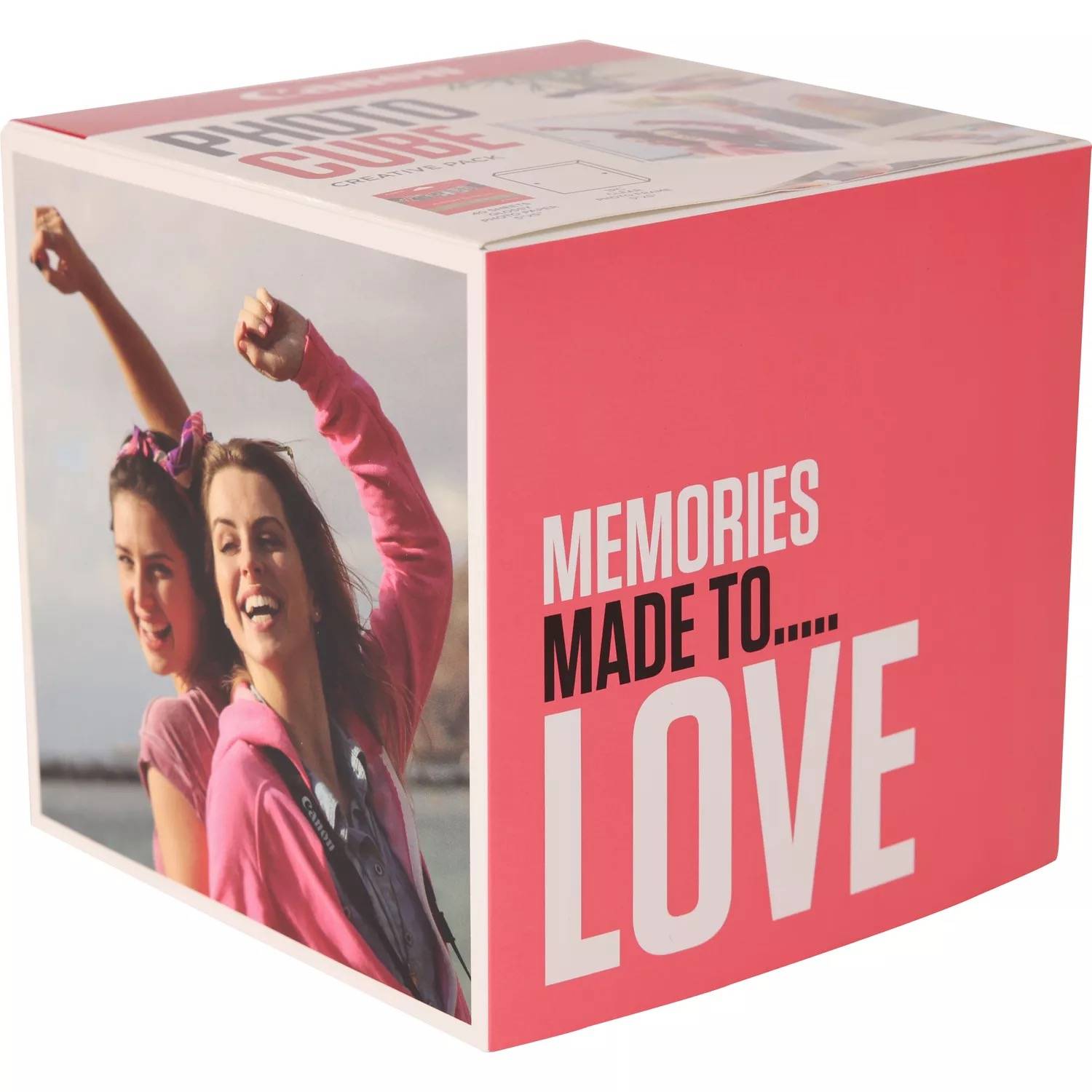 Rca Informatique - image du produit : PP-201 5X5 PHOTO CUBE CREATIVE PACK WHITE PINK (40SHEETS) + ACR