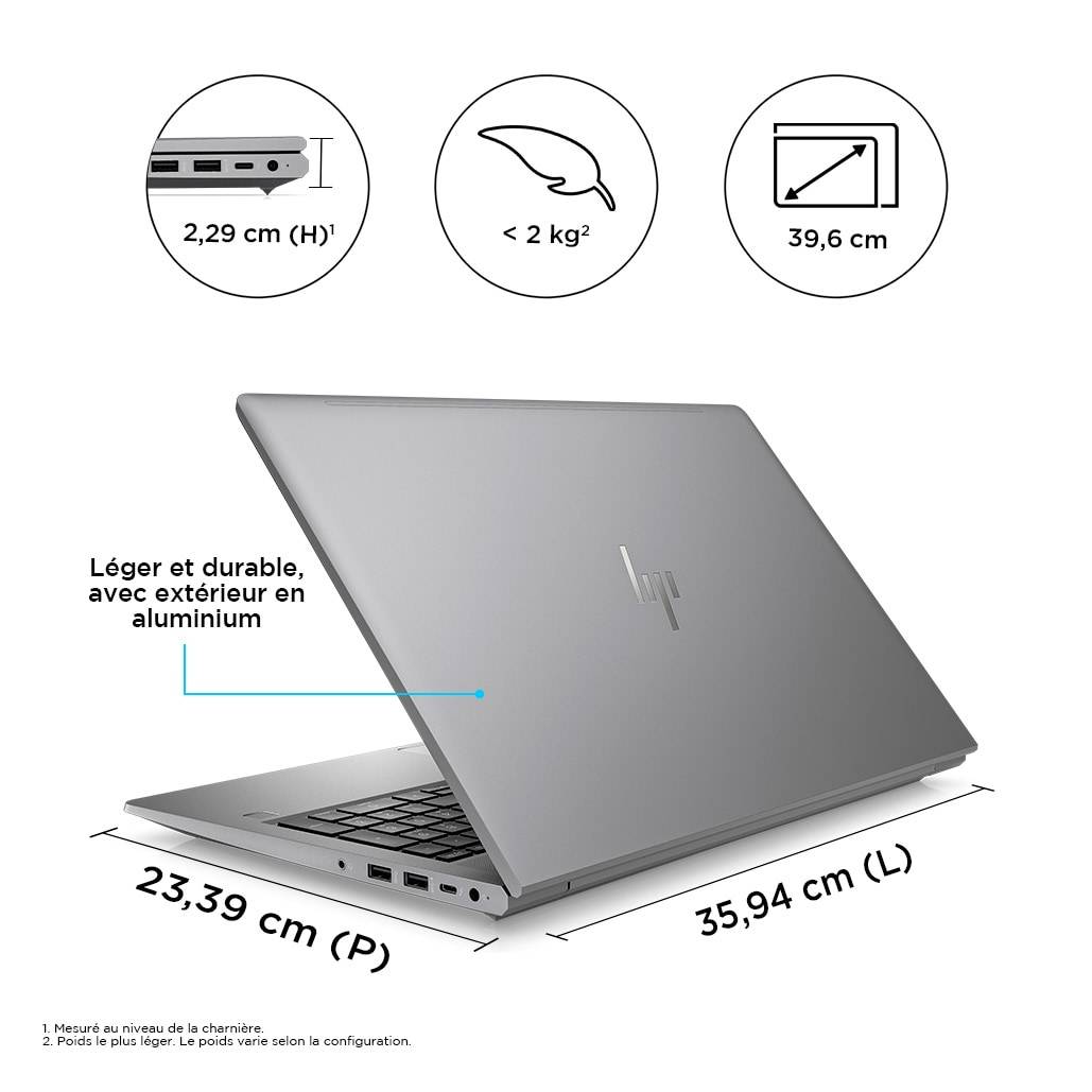 Rca Informatique - image du produit : ZBPG10 CORE I7-13700H 15.6 32GB 1.0TB W11P 1YR WRTY