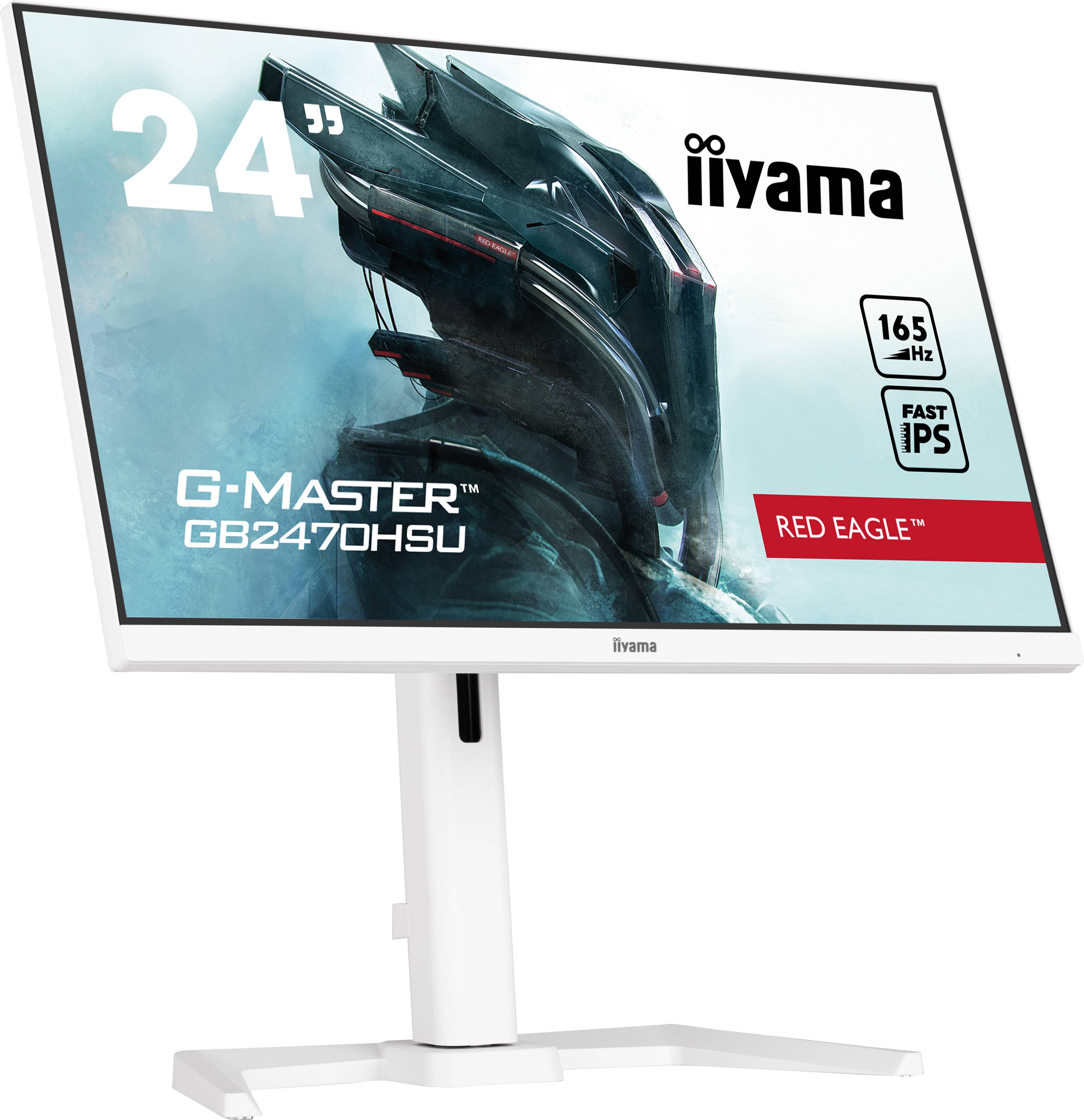 Rca Informatique - image du produit : GB2470HSU-W5 23.8IN IPS FHD 165HZ/250CD/HDMI/DP/2USB/HAS/WHI