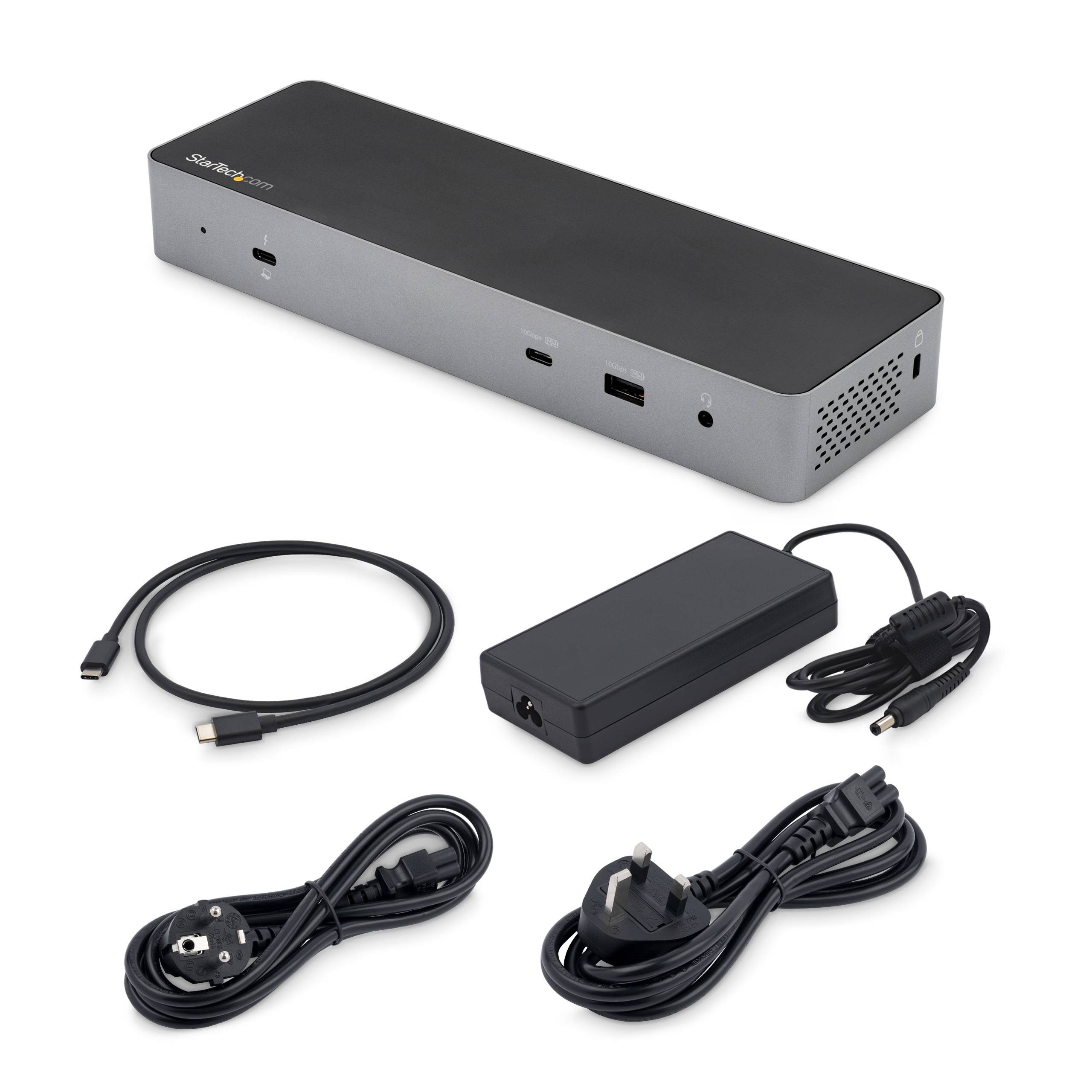 Rca Informatique - image du produit : TB3/USB-C DOCK - DUAL DP/HDMI 96W PD - 5X USB HUB