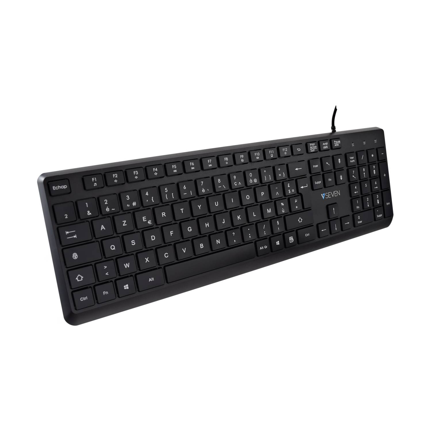 Rca Informatique - image du produit : USB PRO KEYBOARD FR AZERTY FRENCH LASERED KEYCAP