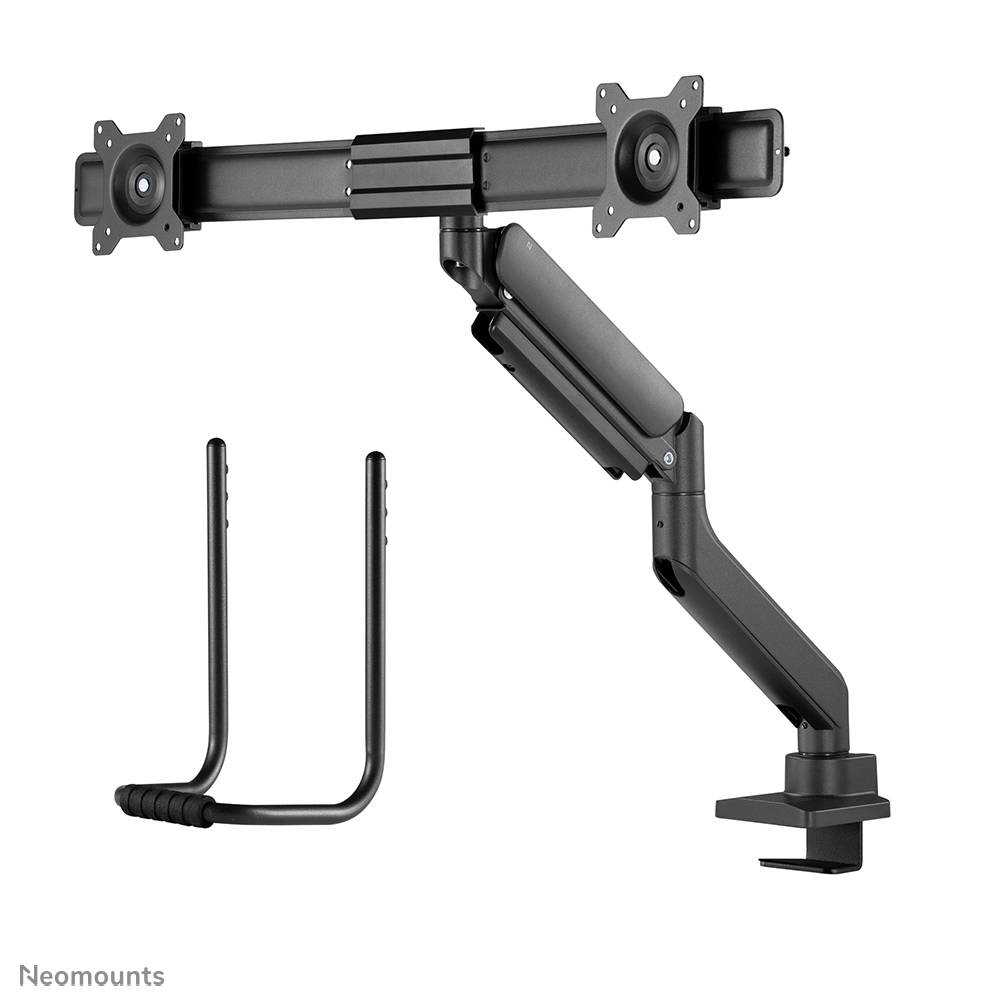 Rca Informatique - image du produit : NEOMOUNTS BY NEWSTAR SCREEN DESK MOUNT 2 SCREENS(TOPFIX CLAM