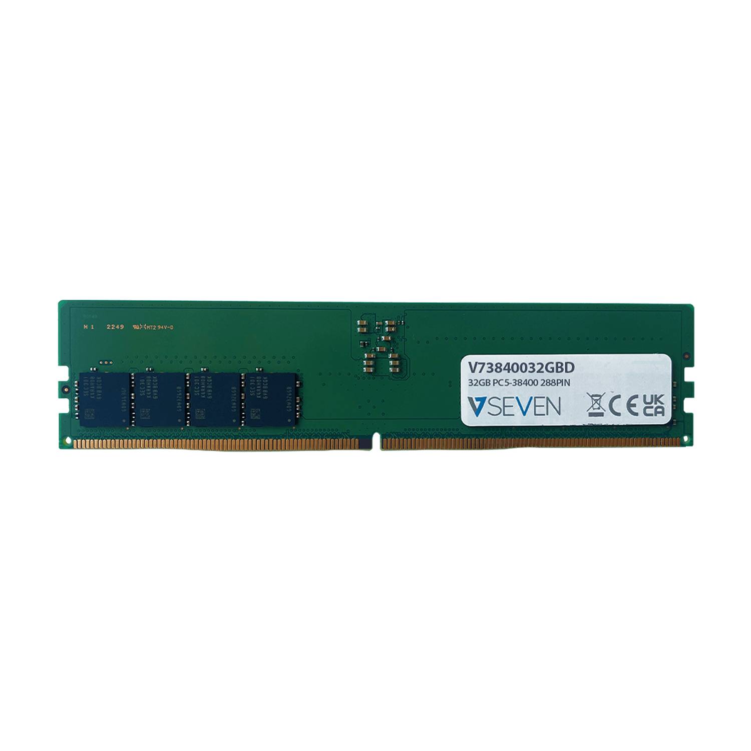 Rca Informatique - Image du produit : 32GB DDR5 PC5-38400 288PIN 4800MHZ DIMM