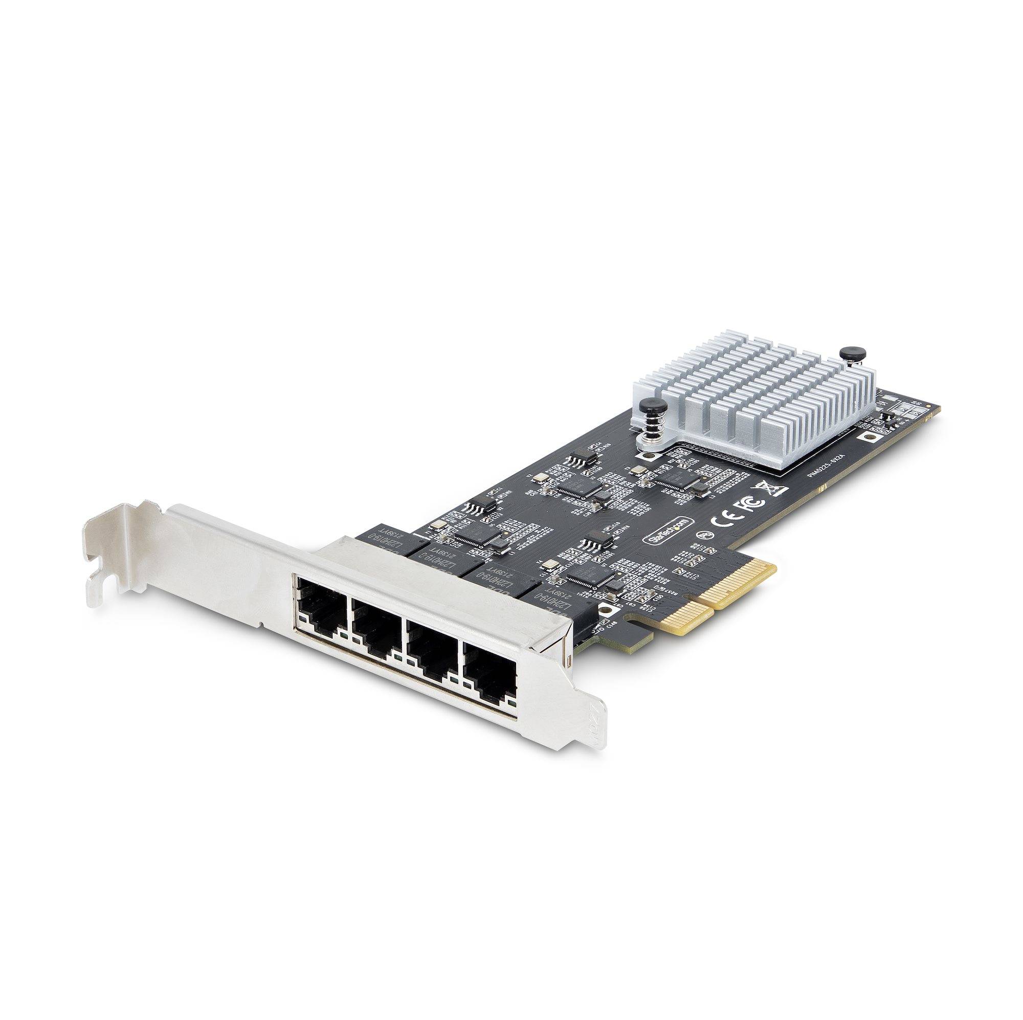 Rca Informatique - image du produit : 4-PORT 2.5G PCIE NETWORK CARD - QUAD NBASE-T ETHERNET CARD