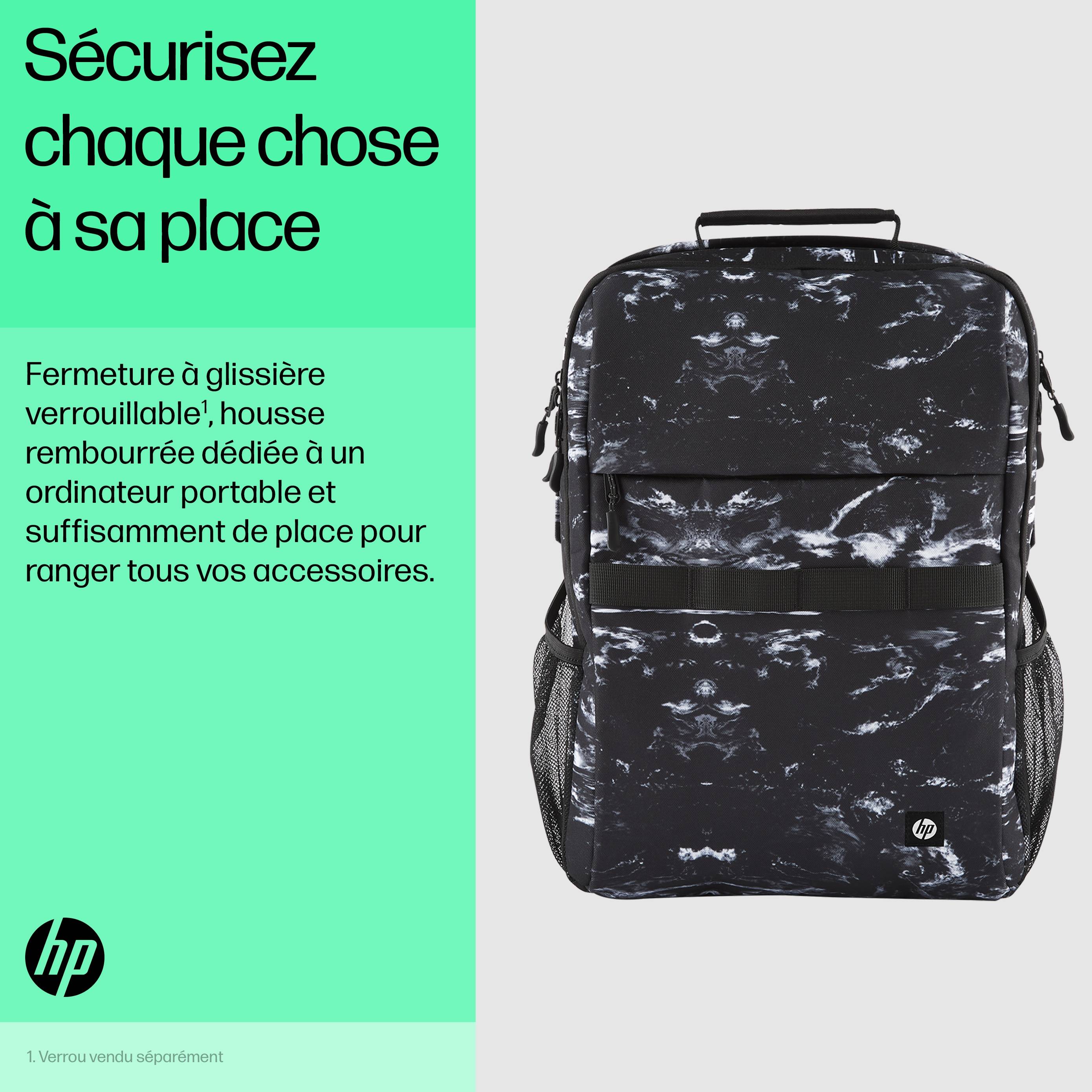 Rca Informatique - image du produit : HP CAMPUS XL MARBLE STONE BACKPACK