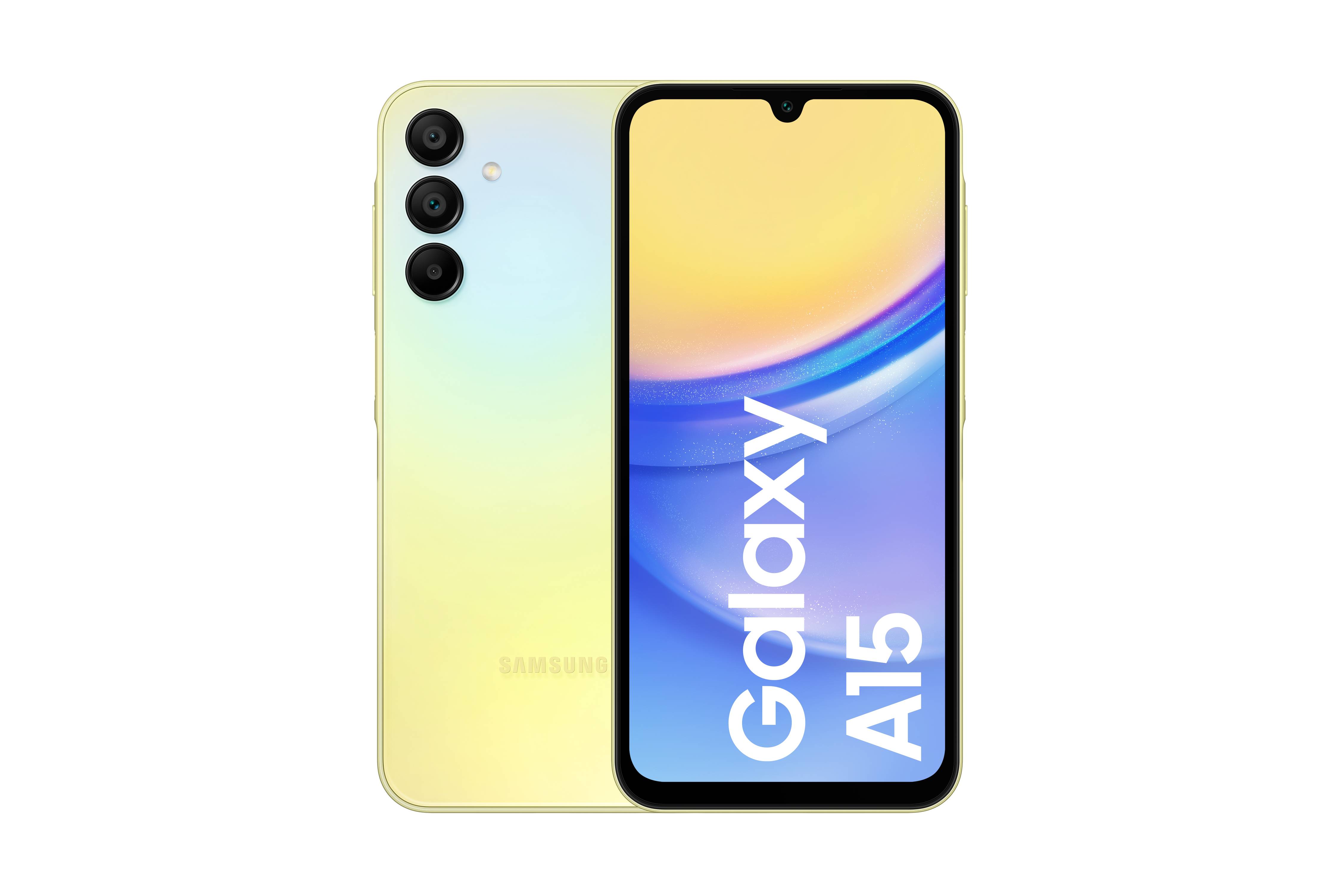 Rca Informatique - image du produit : SAMSUNG GALAXY A15 128GB YELLOW 6.4IN ANDROID 14 USB TYPE-C 2.0