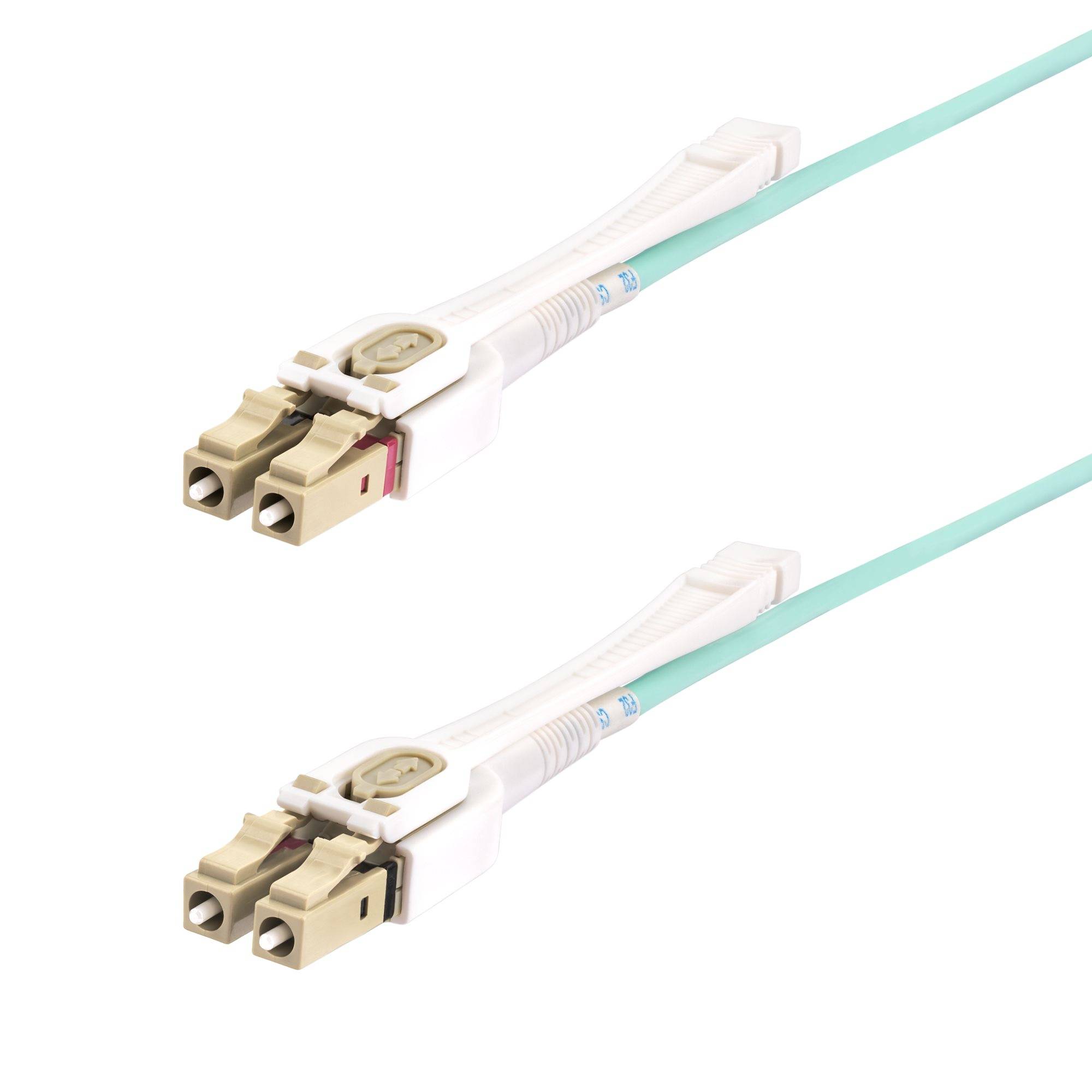 Rca Informatique - Image du produit : OM4 LC/LC MULTIMODE FIBER CABLE LSZH - 50/125 100G