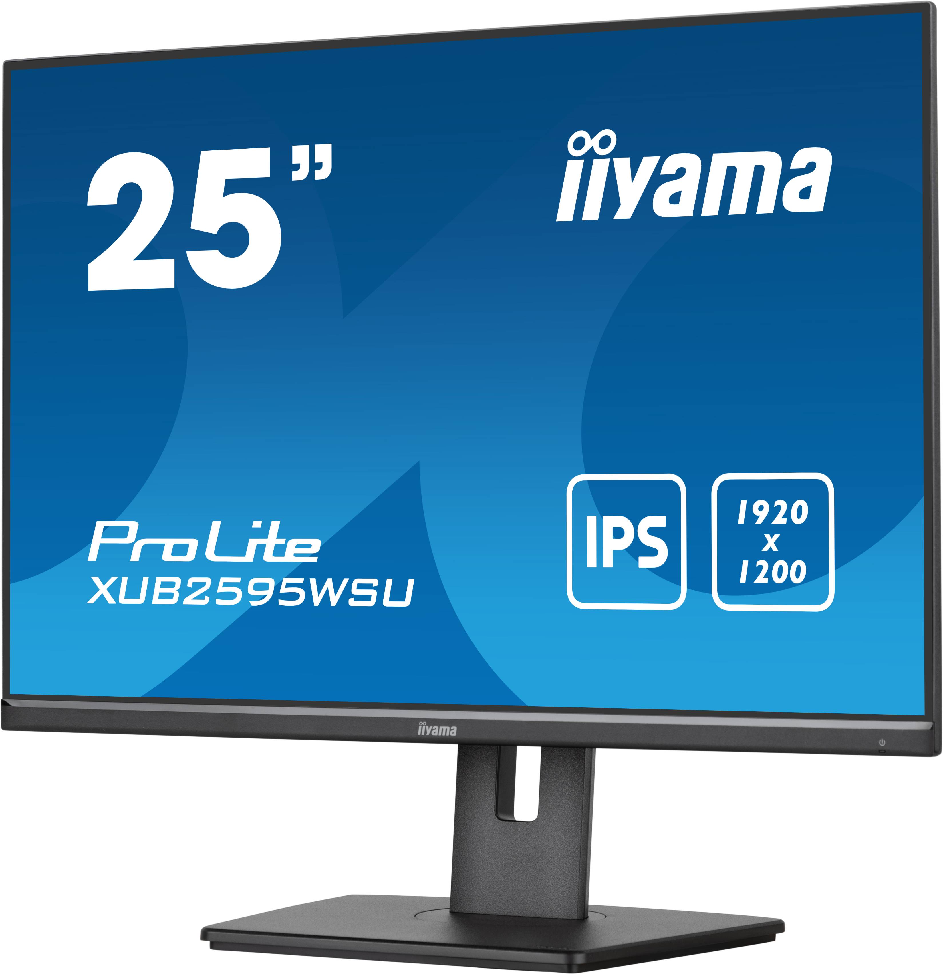 Rca Informatique - image du produit : XUB2595WSU-B5 25IN IPS FHD 300CD/4MS/HDMI/VGA/DP/2USB/HAS