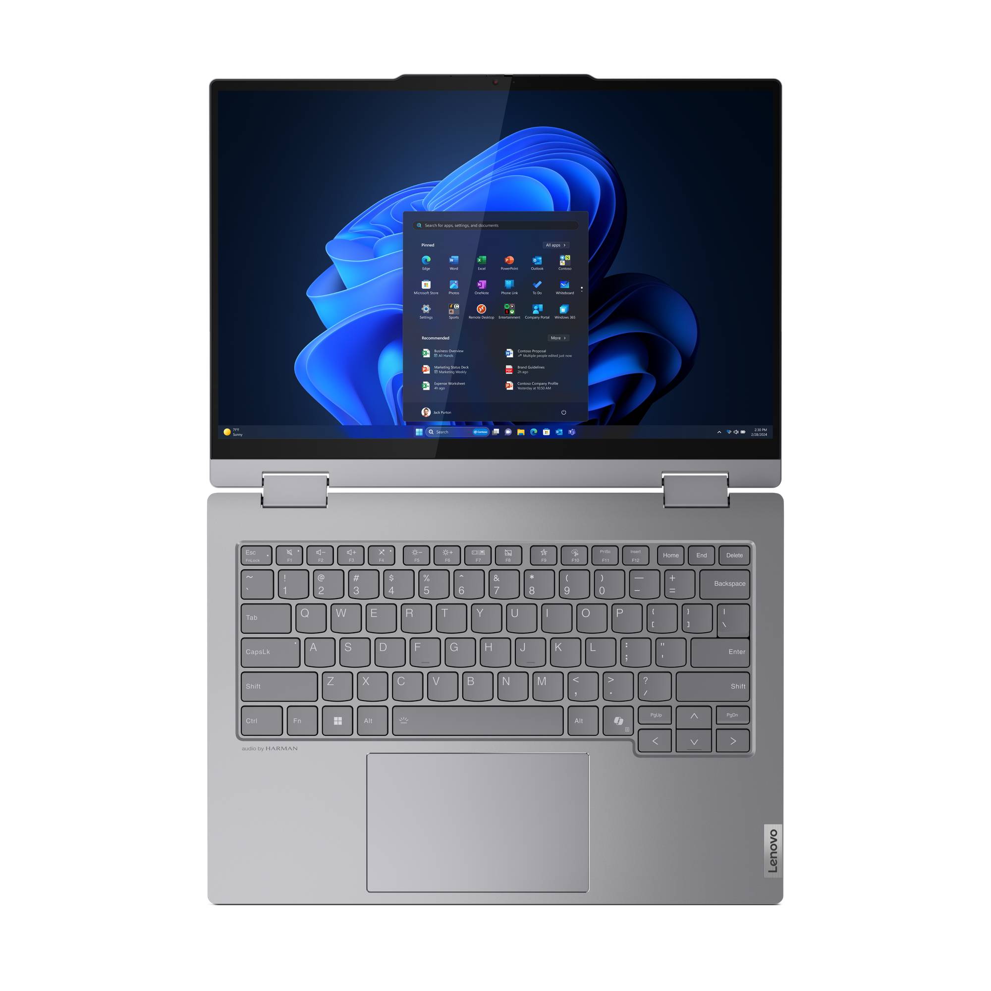 Rca Informatique - image du produit : THINKBOOK 14 2IN1 CORE ULT5 125 16GB 512GB 14.0IN W11P 1Y PREM S