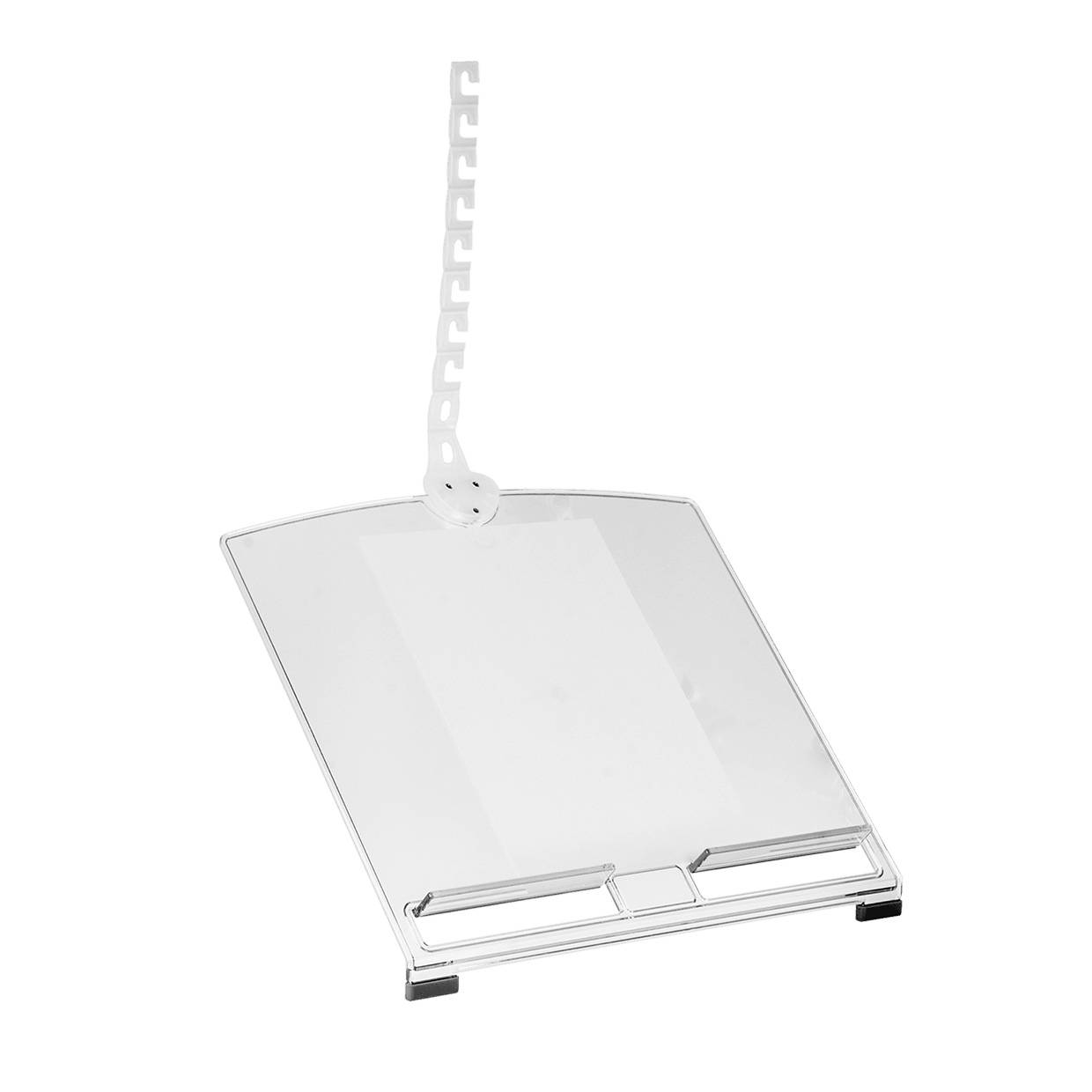 Rca Informatique - image du produit : R-GO MORELIA DOCUMENT HOLDER ADJUSTABLE/TRANSPARENT