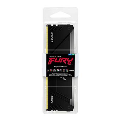 Rca Informatique - image du produit : 8GB DDR4-2666MT/S CL16 DIMM FURY BEAST RGB