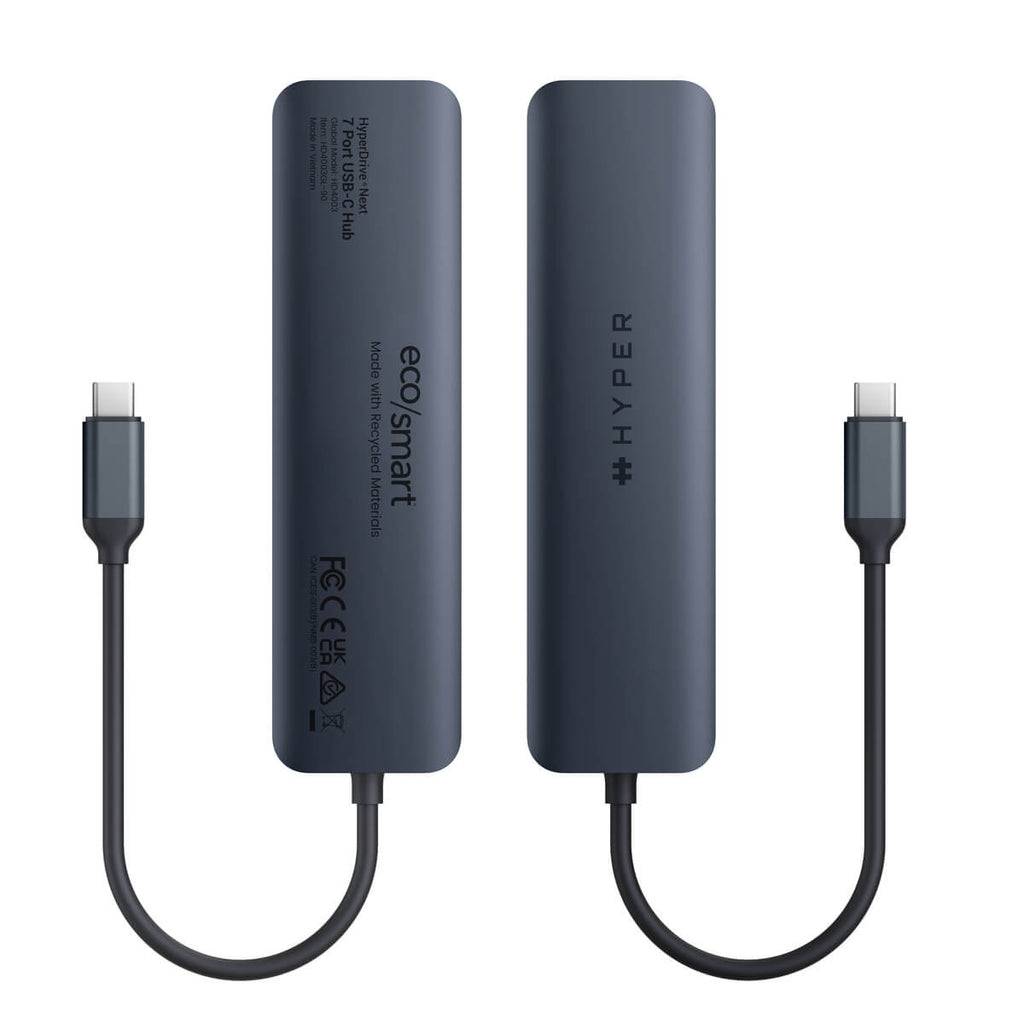 Rca Informatique - image du produit : HYPERDRIVE ECOSMART GEN.2 UNIVERSAL USB-C 7-IN-1 HUB W 100