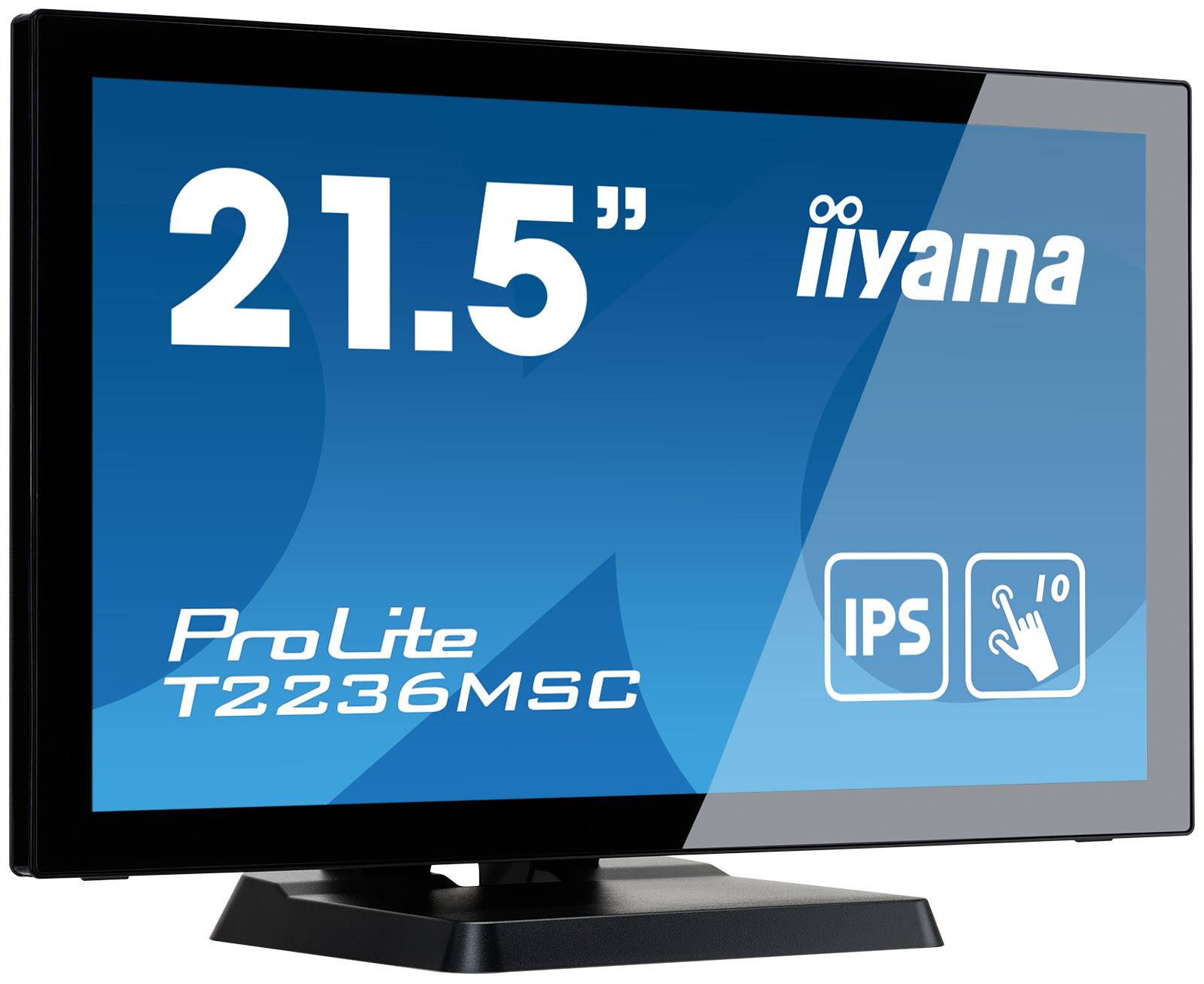 Rca Informatique - image du produit : T2236MSC-B3 21.5IN CTOUCH IPS FHD 250CD/5MS/HDMI/VGA/DP/4USB H